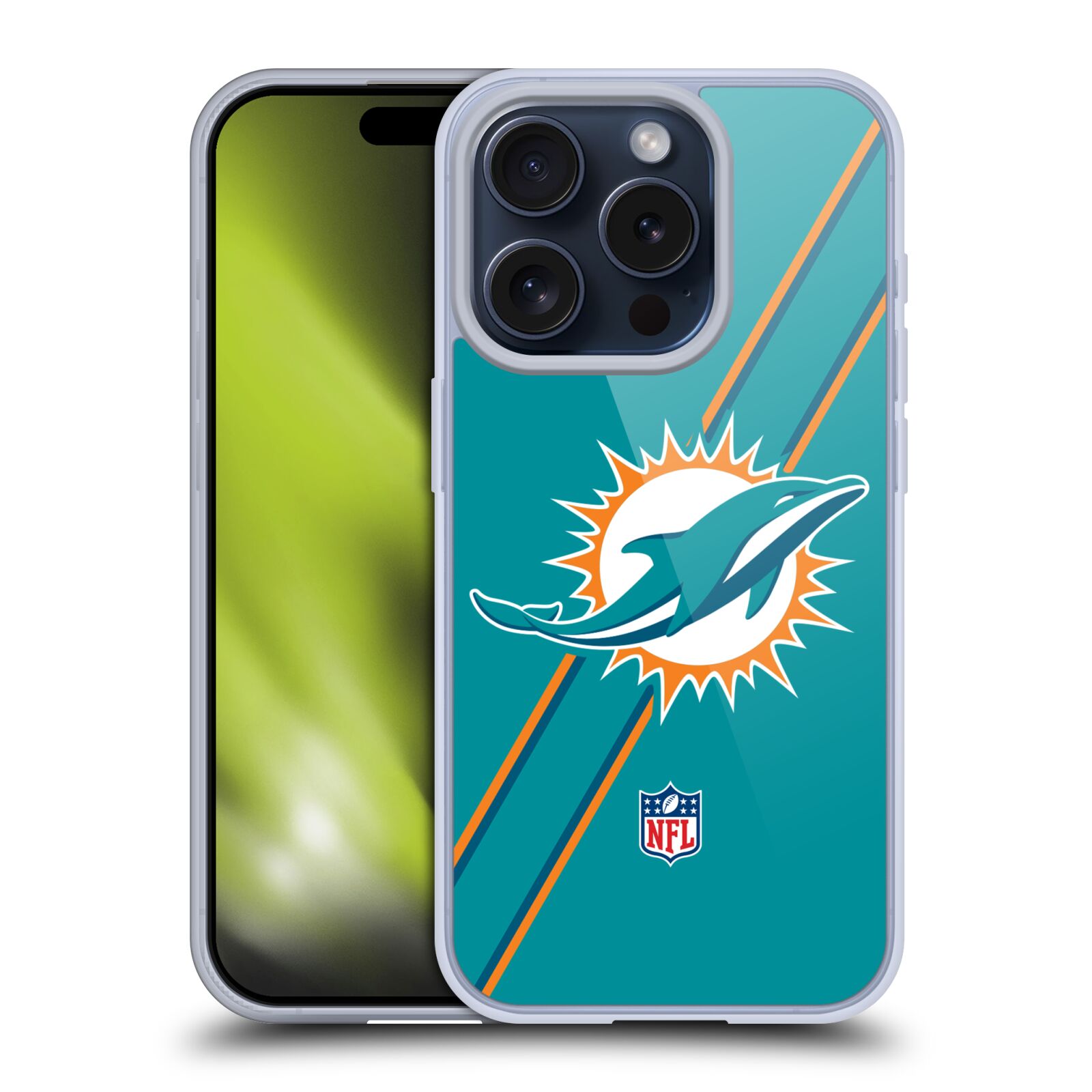 NFL MIAMI DOLPHINS LOGO ÉTUI COQUE EN GEL MOLLE POUR APPLE iPHONE TÉLÉPHONES - Photo 13 sur 14