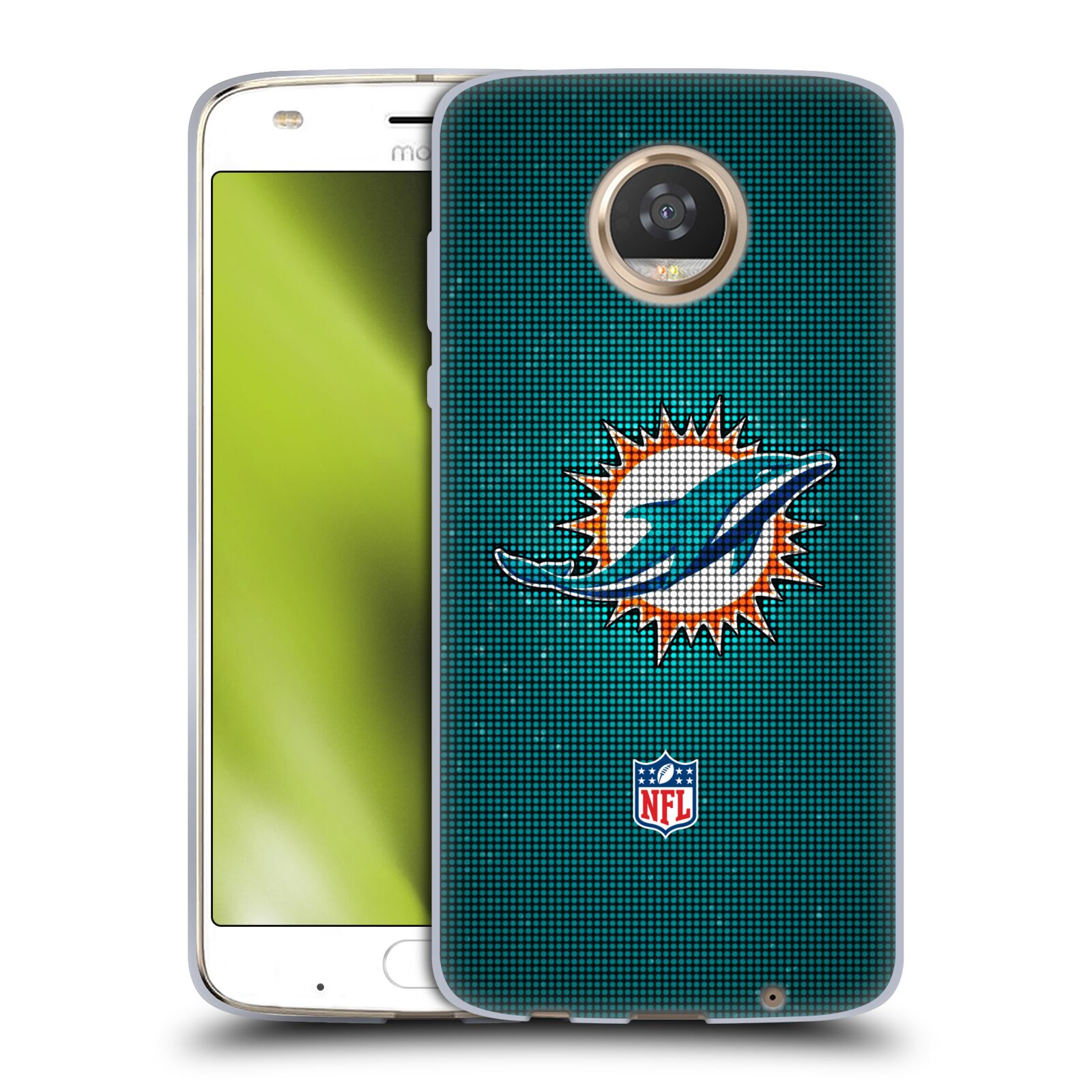 OFFICIAL NFL MIAMI DOLPHINS ARTWORK SOFT GEL CASE FOR MOTOROLA PHONES - Picture 8 of 11