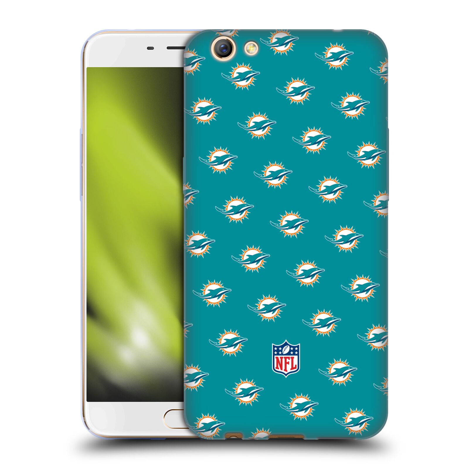 OFFICIAL NFL MIAMI DOLPHINS ARTWORK GEL CASE FOR OPPO PHONES - Picture 10 of 11