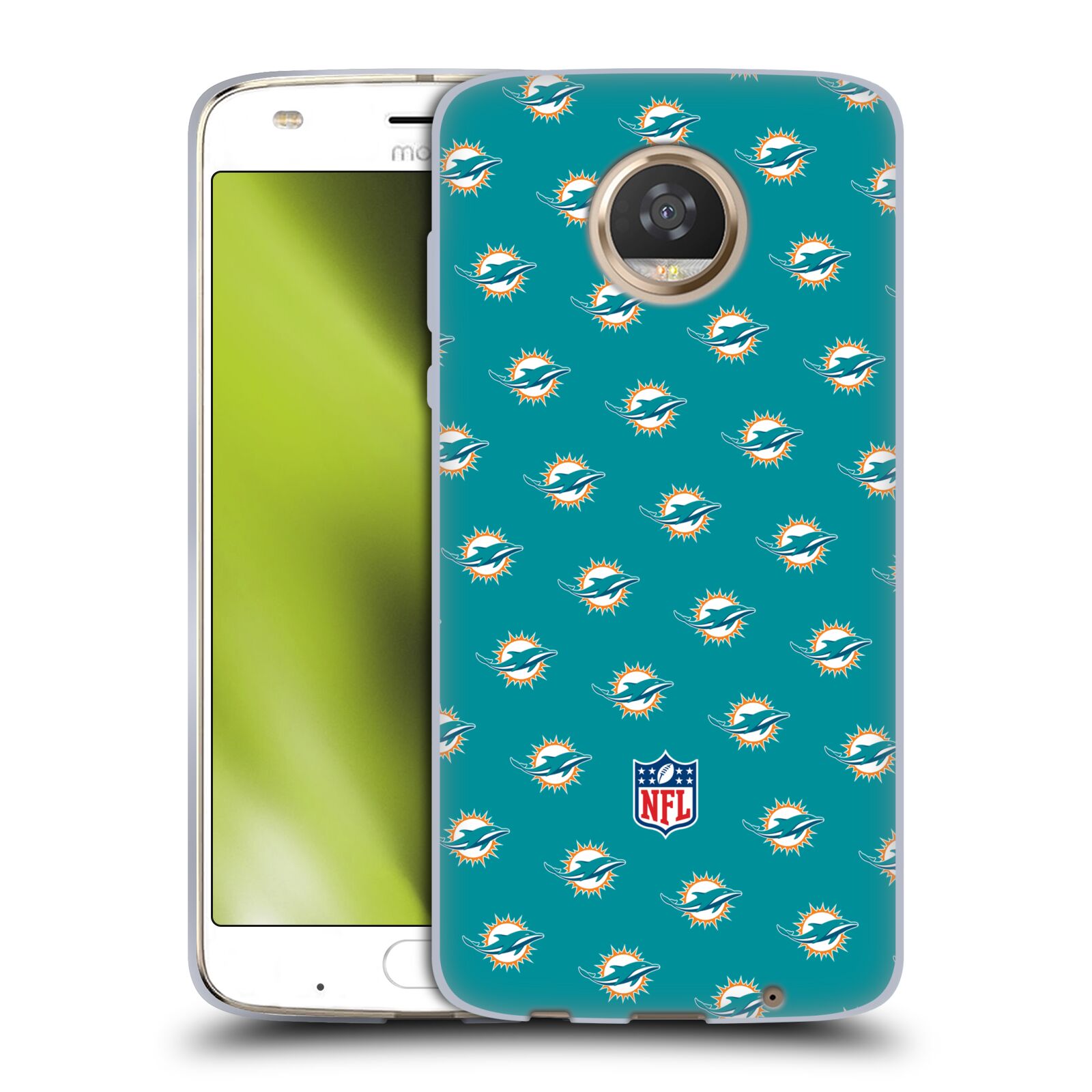 OFFICIAL NFL MIAMI DOLPHINS ARTWORK SOFT GEL CASE FOR MOTOROLA PHONES - Picture 10 of 11