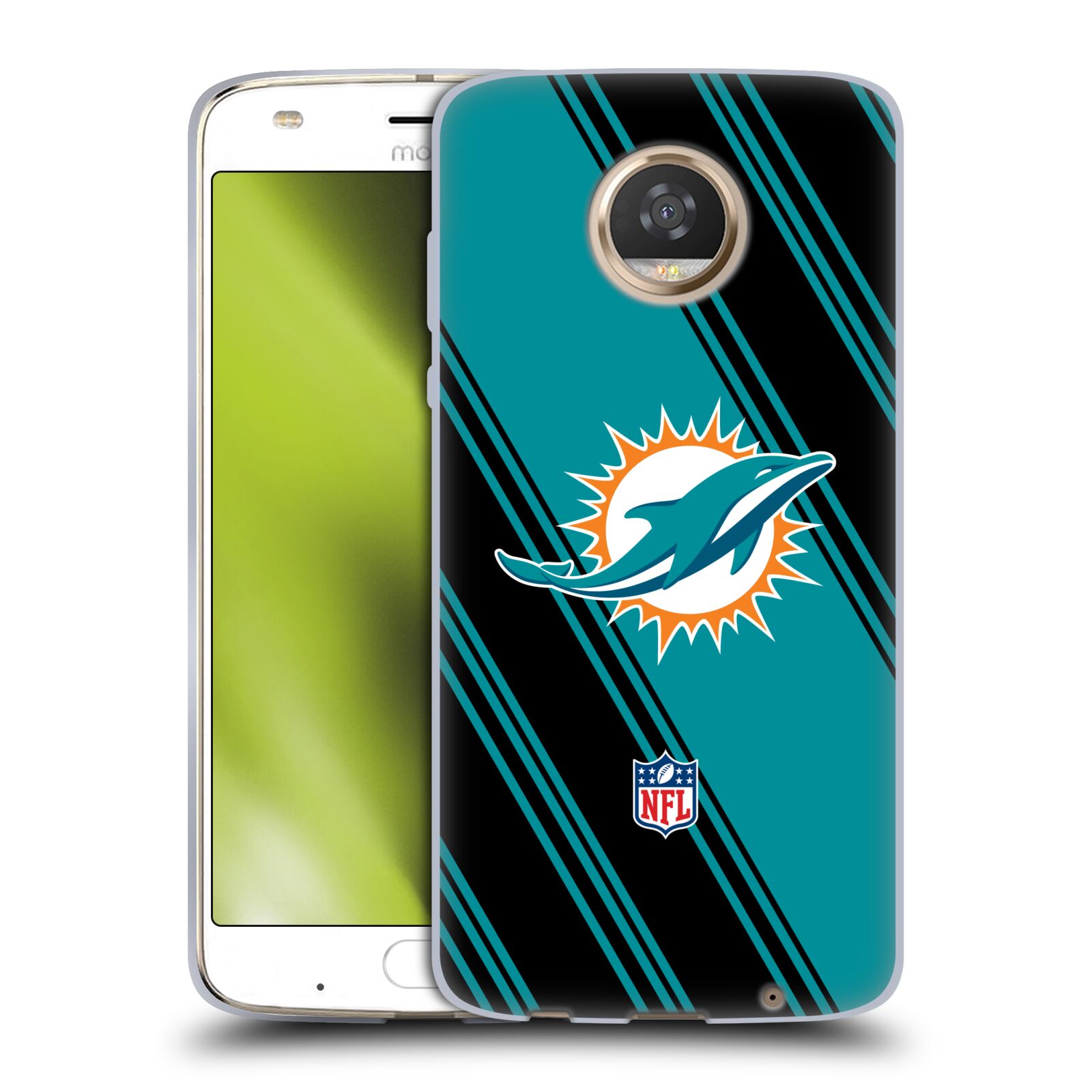 OFFICIAL NFL MIAMI DOLPHINS ARTWORK SOFT GEL CASE FOR MOTOROLA PHONES - Picture 11 of 11