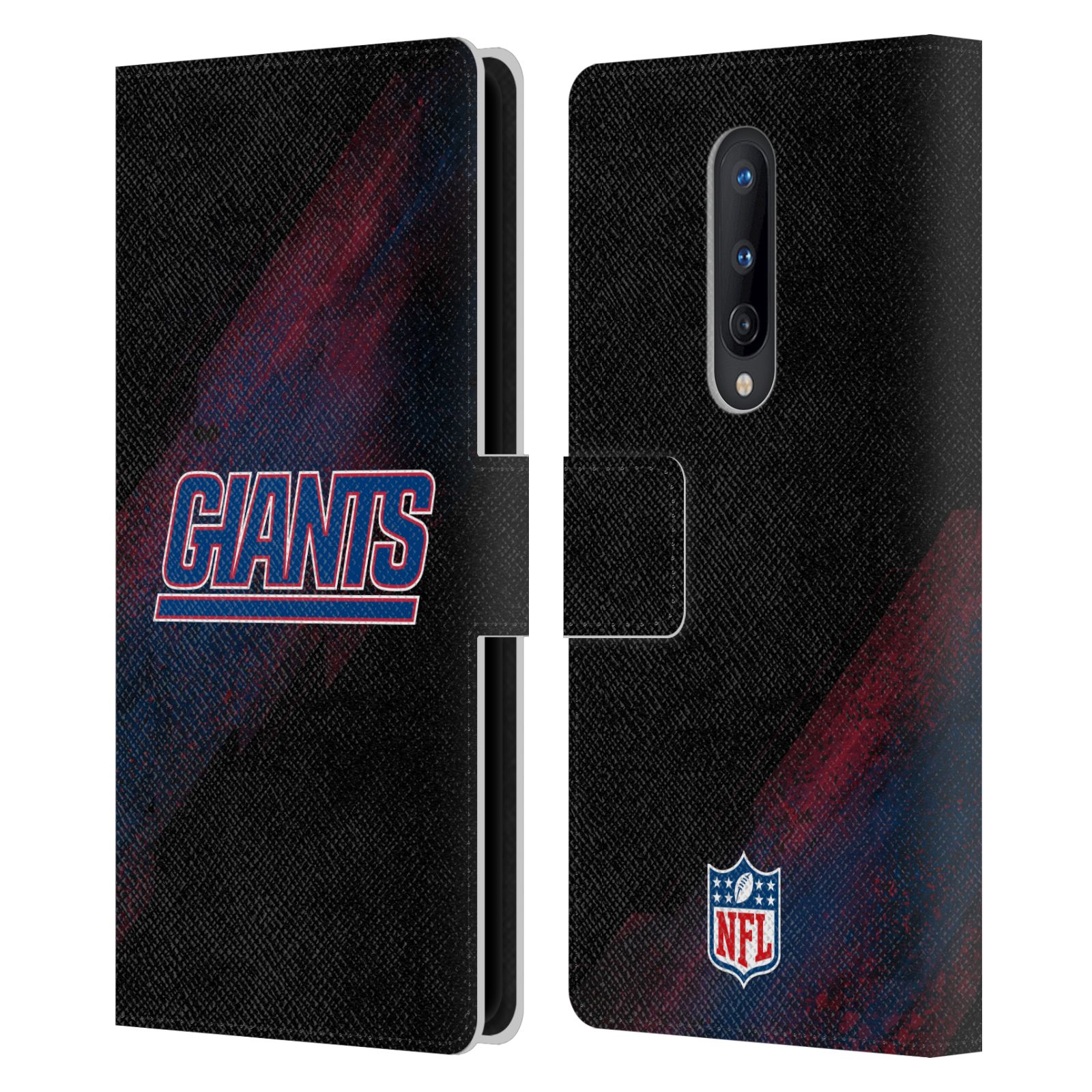 OFFICIAL NFL NEW YORK GIANTS LOGO LEATHER BOOK WALLET CASE FOR ONEPLUS PHONES - Picture 7 of 13