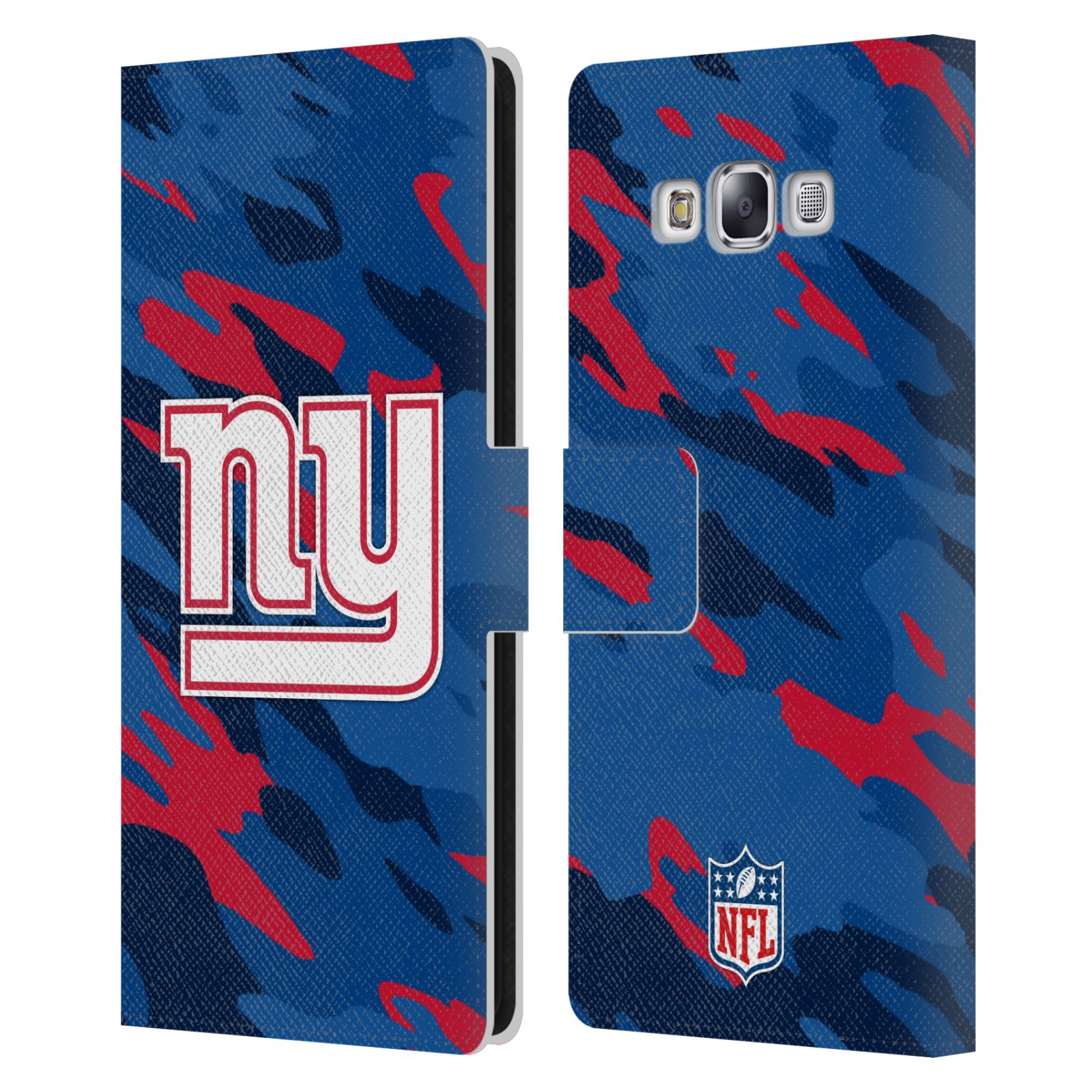 OFFICIAL NFL NEW YORK GIANTS LOGO LEATHER BOOK WALLET CASE FOR SAMSUNG PHONES 3 - Picture 8 of 13