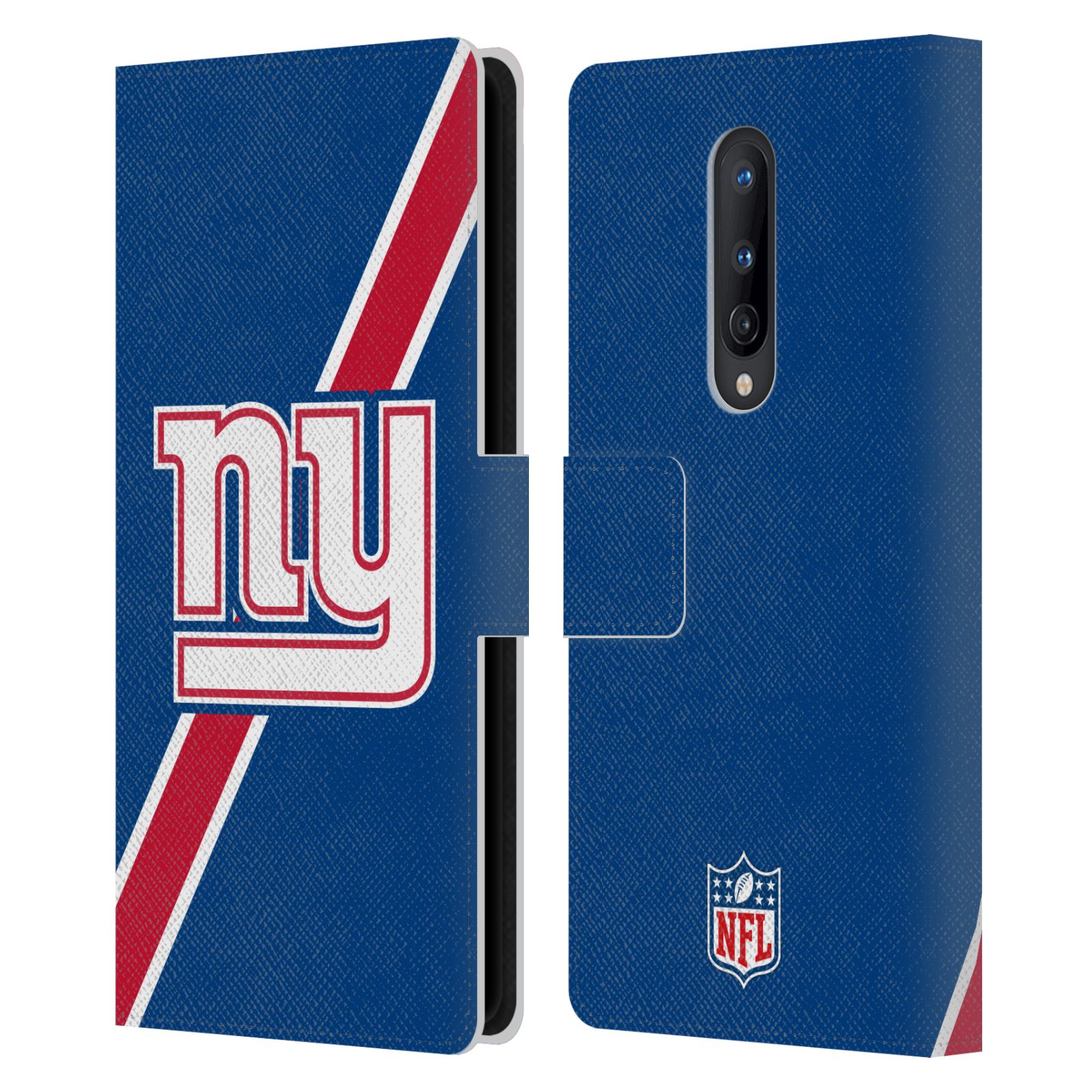 OFFICIAL NFL NEW YORK GIANTS LOGO LEATHER BOOK WALLET CASE FOR ONEPLUS PHONES - Picture 13 of 13