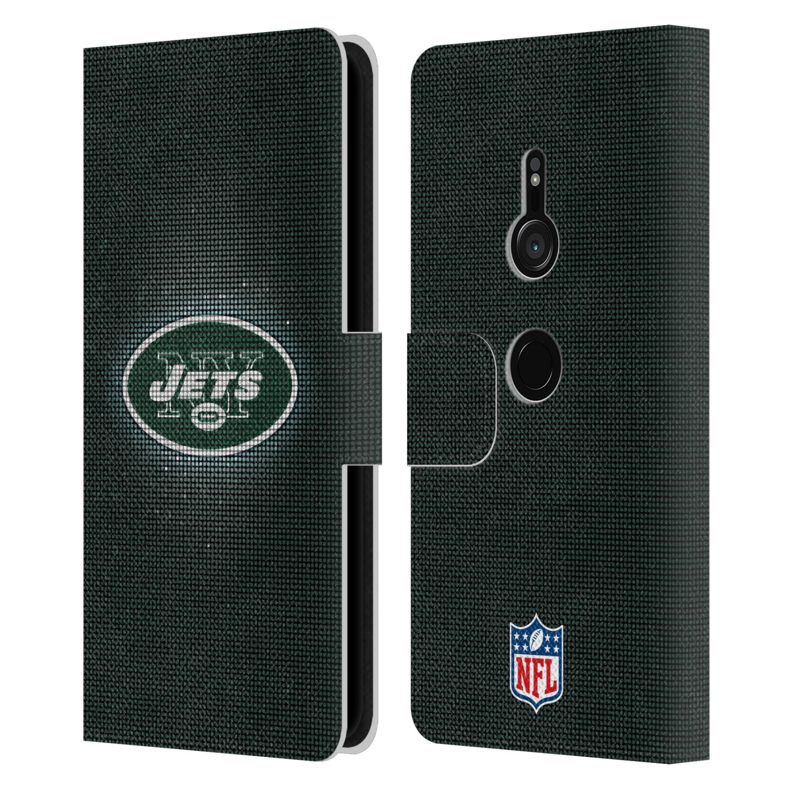 OFFICIAL NFL NEW YORK JETS ARTWORK LEATHER BOOK WALLET CASE FOR SONY PHONES 1 - 第 7/10 張圖片