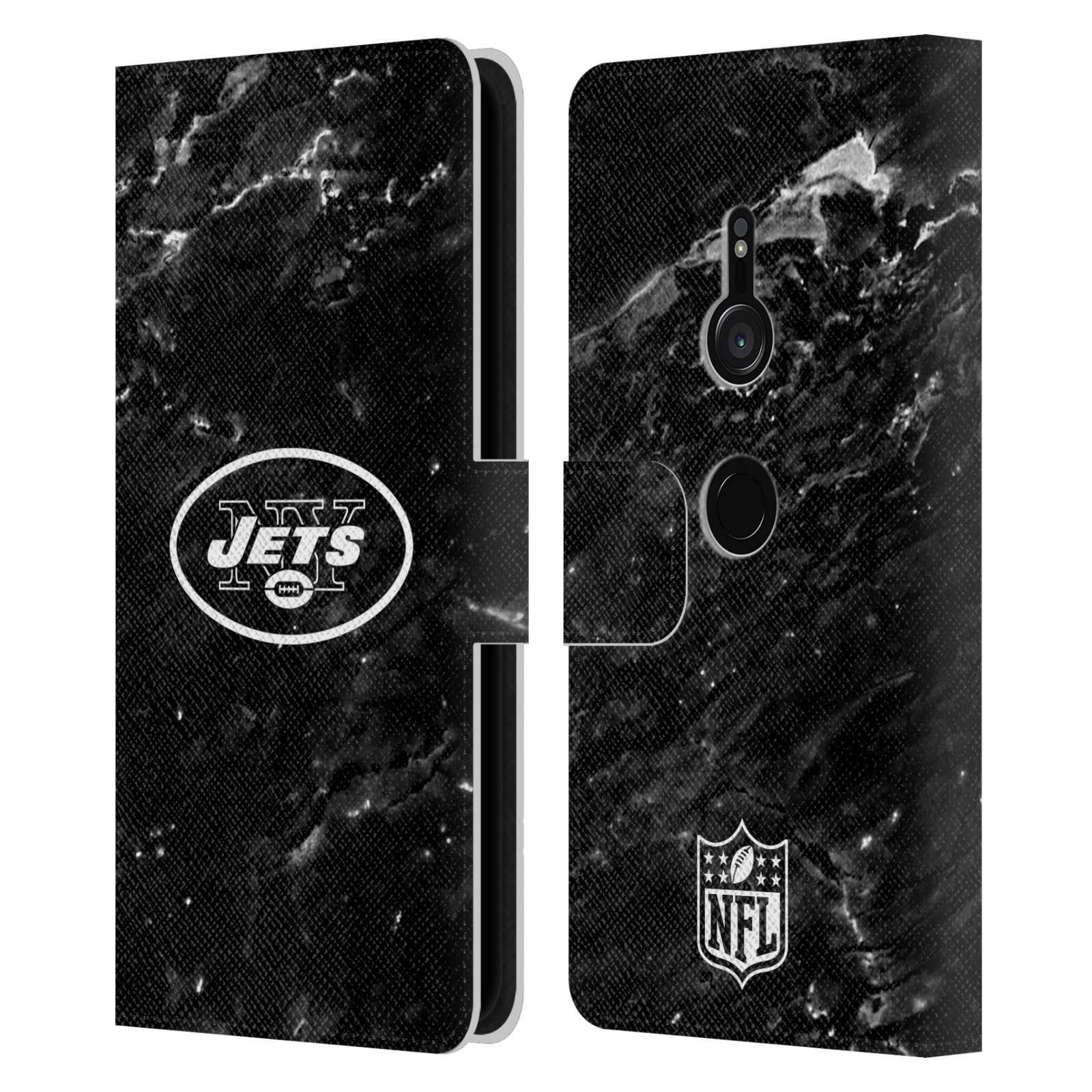 OFFICIAL NFL NEW YORK JETS ARTWORK LEATHER BOOK WALLET CASE FOR SONY PHONES 1 - 第 8/10 張圖片