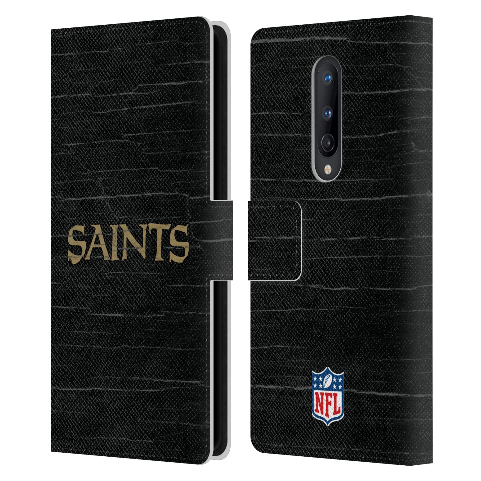 OFFICIAL NFL NEW ORLEANS SAINTS LOGO LEATHER BOOK WALLET CASE FOR ONEPLUS PHONES - Picture 9 of 13