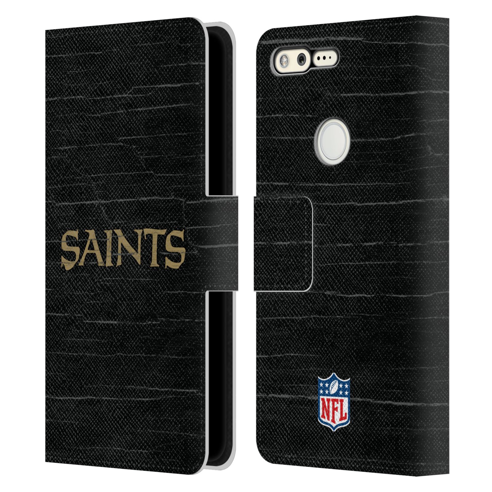 OFFICIAL NFL NEW ORLEANS SAINTS LOGO LEATHER BOOK CASE FOR GOOGLE PHONES - 第 9/13 張圖片