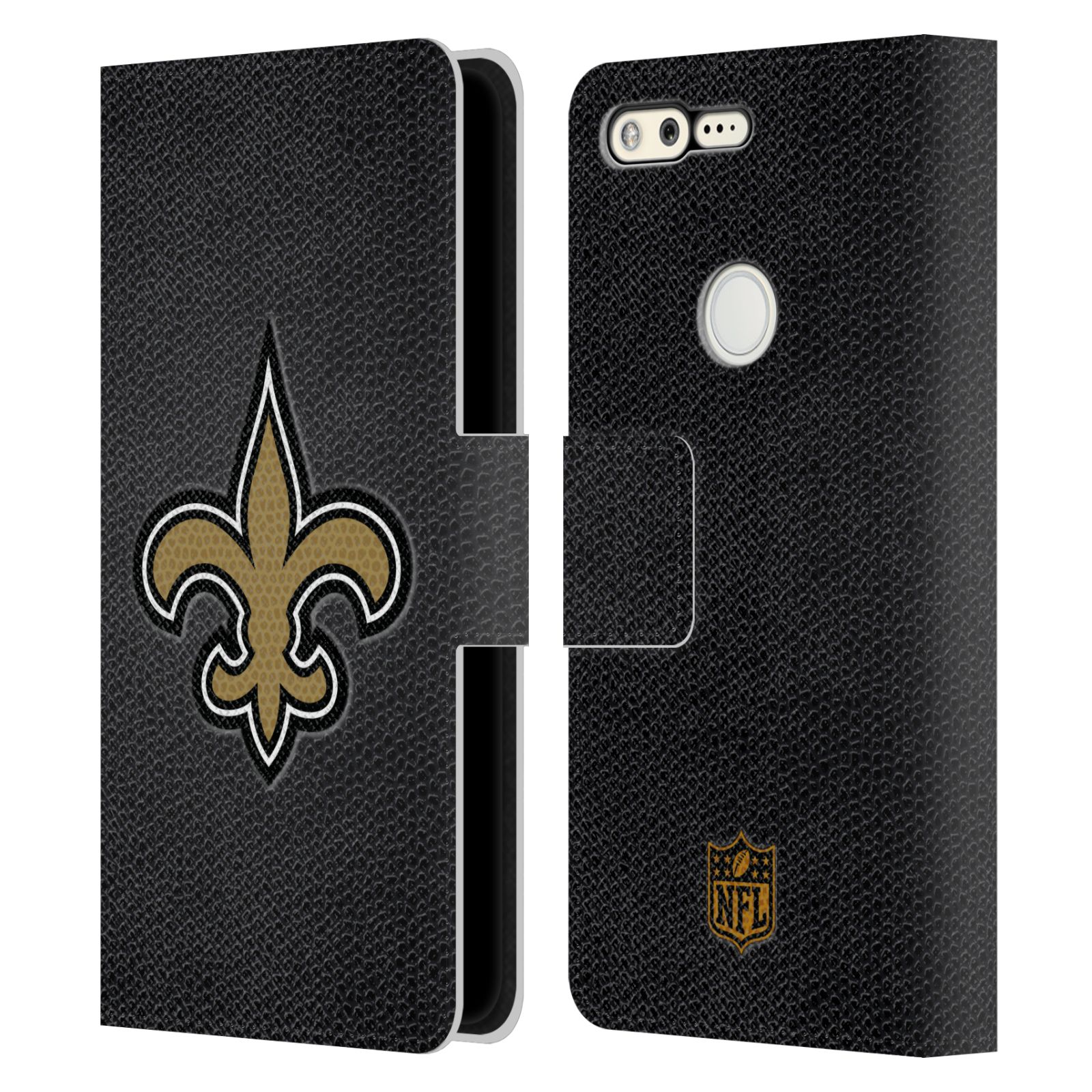 OFFICIAL NFL NEW ORLEANS SAINTS LOGO LEATHER BOOK CASE FOR GOOGLE PHONES - 第 10/13 張圖片
