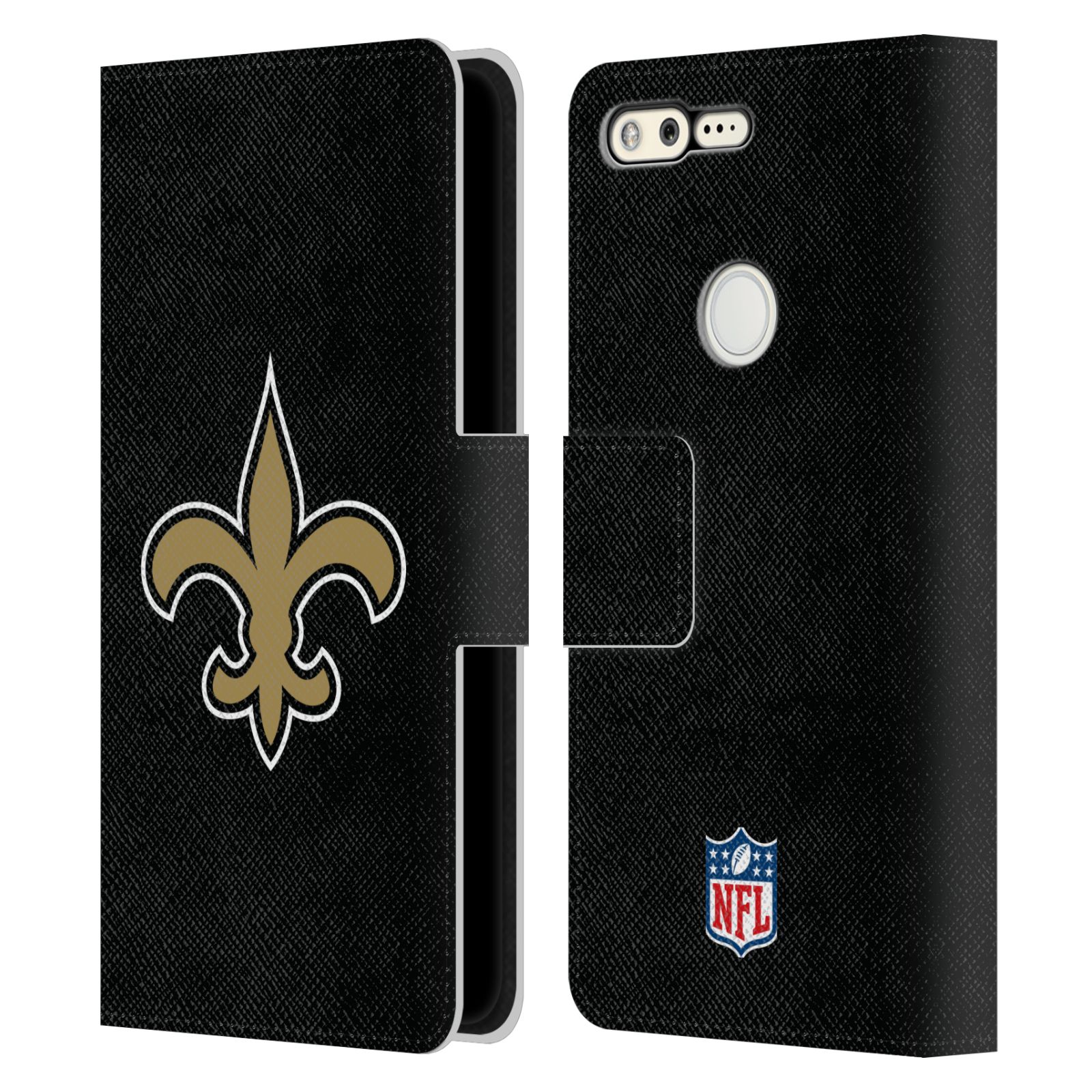 OFFICIAL NFL NEW ORLEANS SAINTS LOGO LEATHER BOOK CASE FOR GOOGLE PHONES - 第 12/13 張圖片