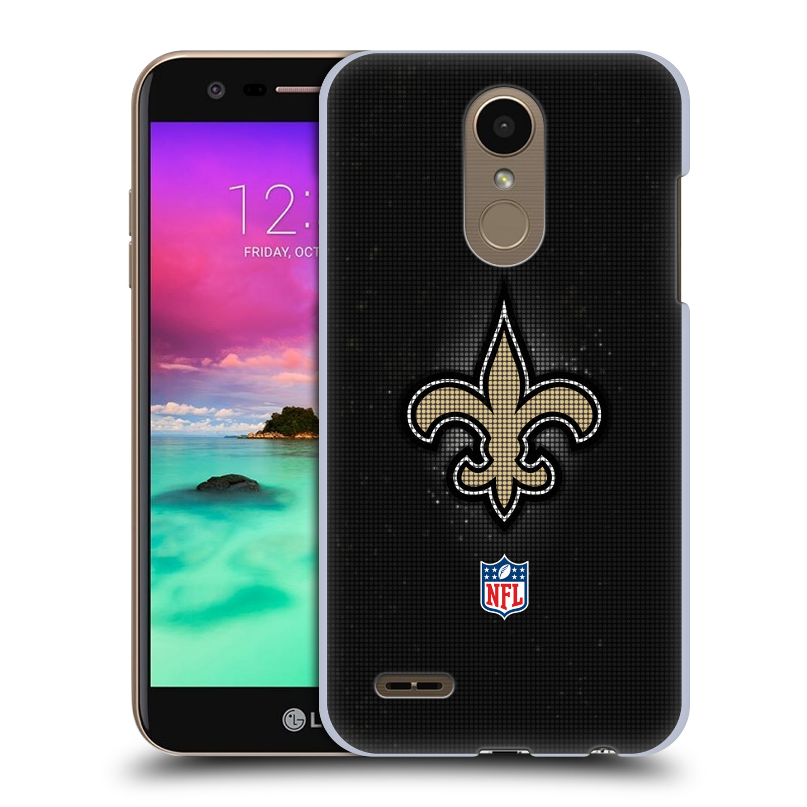 OFFICIAL NFL NEW ORLEANS SAINTS ARTWORK BACK CASE FOR LG PHONES 1 - Picture 8 of 11
