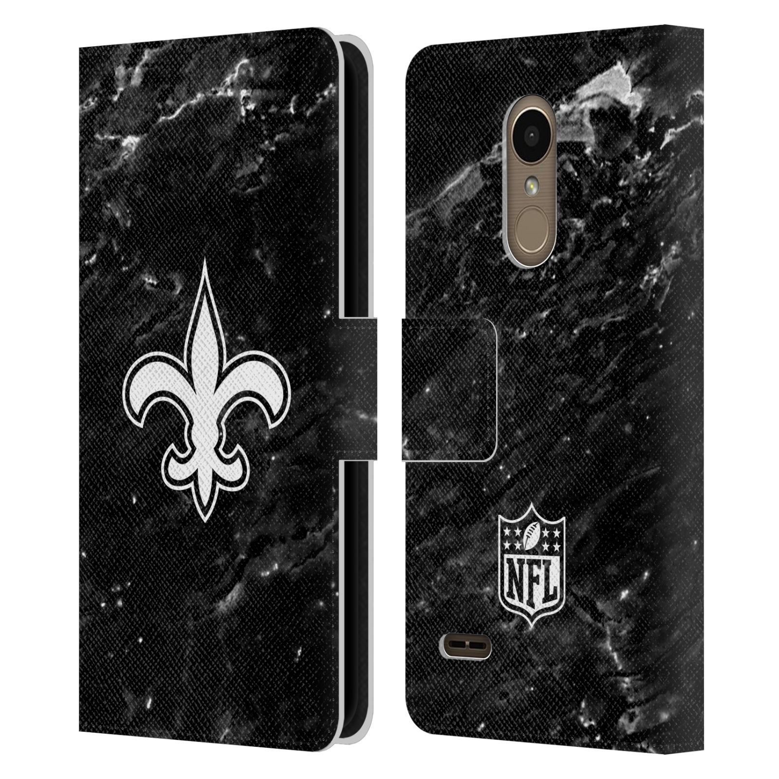 OFFICIAL NFL NEW ORLEANS SAINTS ARTWORK LEATHER BOOK CASE FOR LG PHONES 1 - Bild 7 von 7