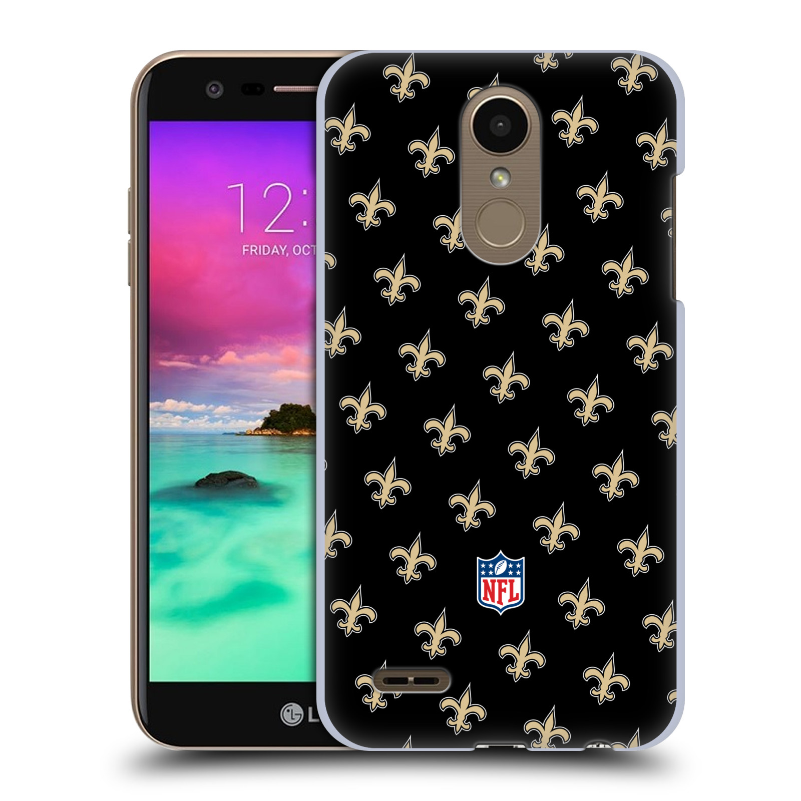 OFFICIAL NFL NEW ORLEANS SAINTS ARTWORK BACK CASE FOR LG PHONES 1 - Picture 10 of 11
