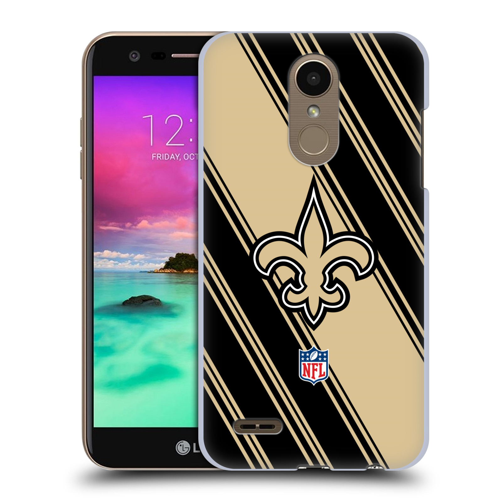 OFFICIAL NFL NEW ORLEANS SAINTS ARTWORK BACK CASE FOR LG PHONES 1 - Picture 11 of 11