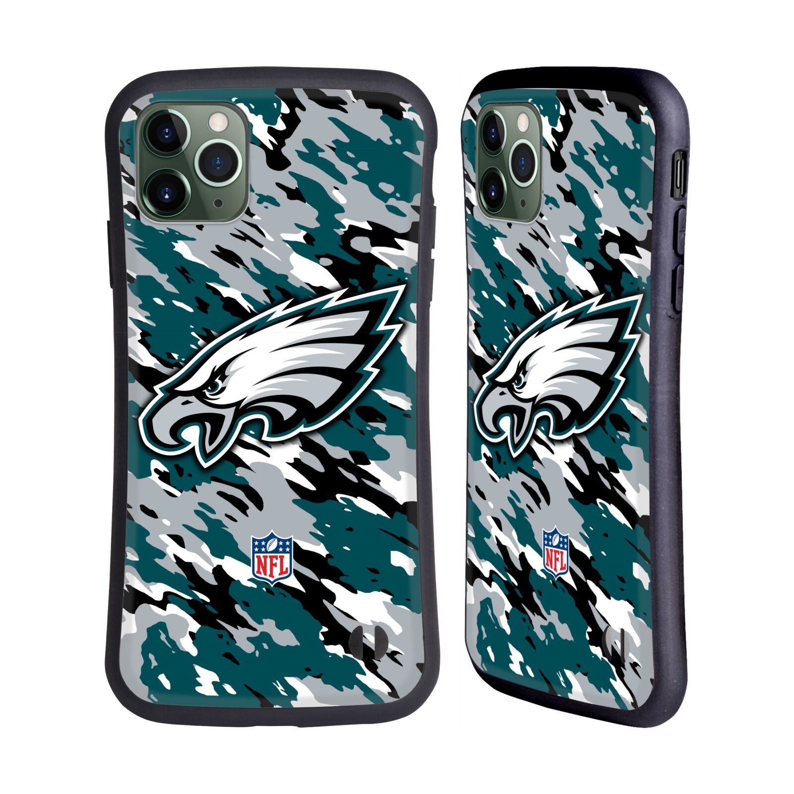 OFFICIAL NFL PHILADELPHIA EAGLES LOGO HYBRID CASE FOR APPLE iPHONES PHONES - Picture 9 of 14