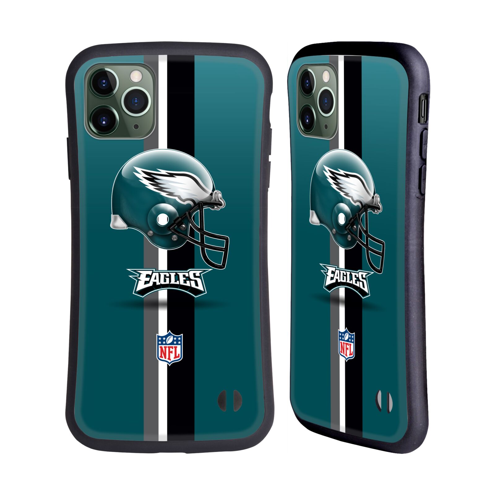 OFFICIAL NFL PHILADELPHIA EAGLES LOGO HYBRID CASE FOR APPLE iPHONES PHONES - Picture 12 of 14