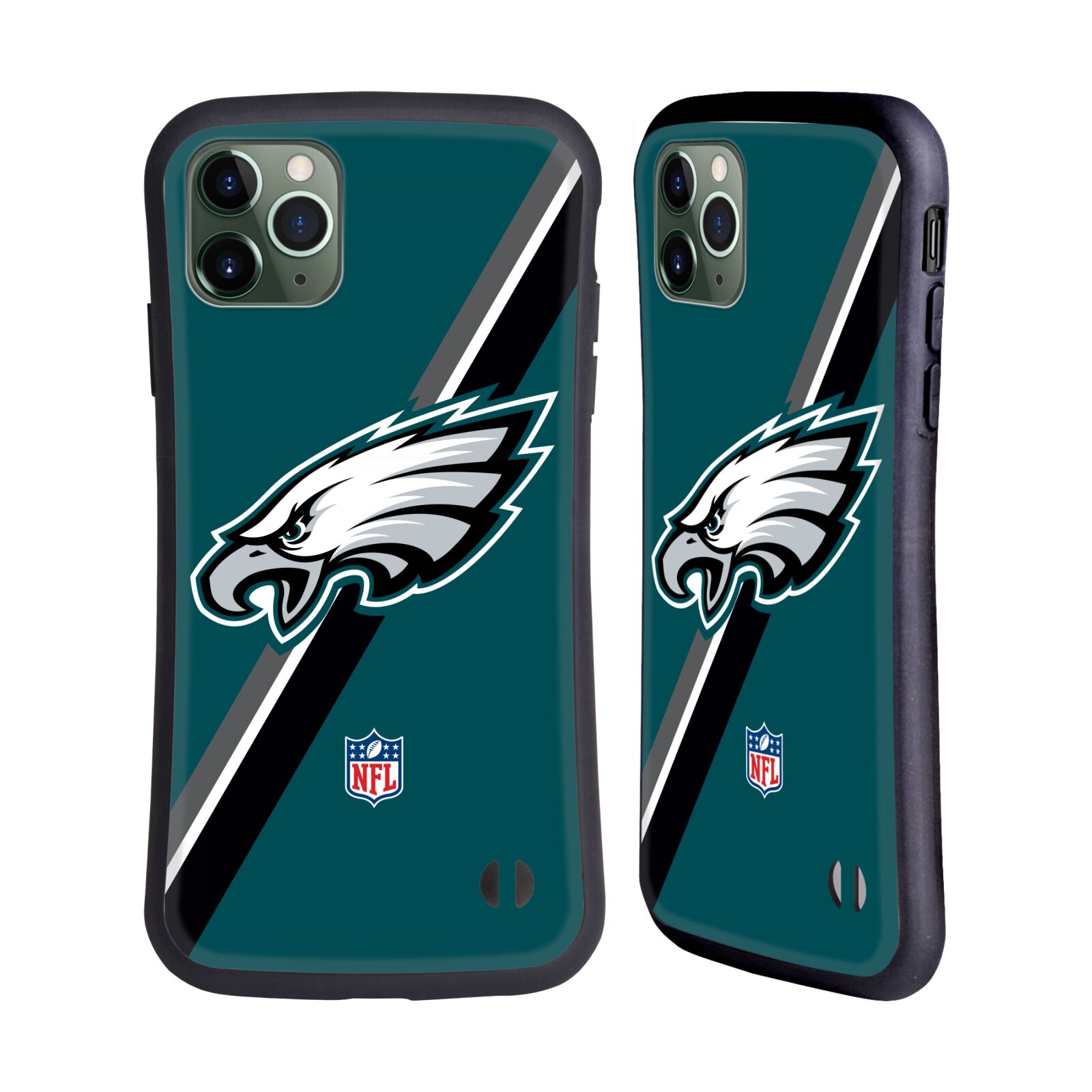 OFFICIAL NFL PHILADELPHIA EAGLES LOGO HYBRID CASE FOR APPLE iPHONES PHONES - Picture 14 of 14