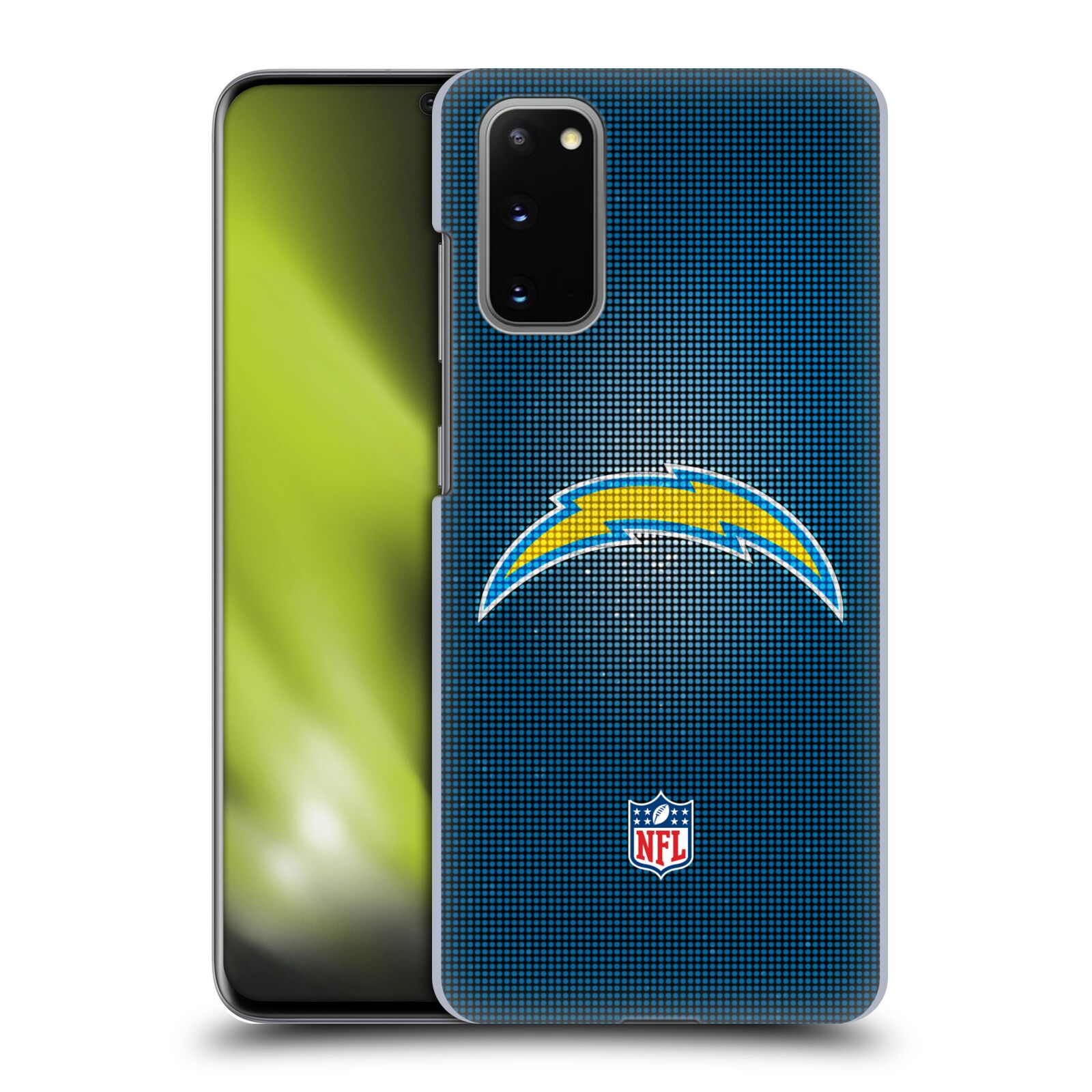 OFFICIAL NFL LOS ANGELES CHARGERS ARTWORK HARD BACK CASE FOR SAMSUNG PHONES 1