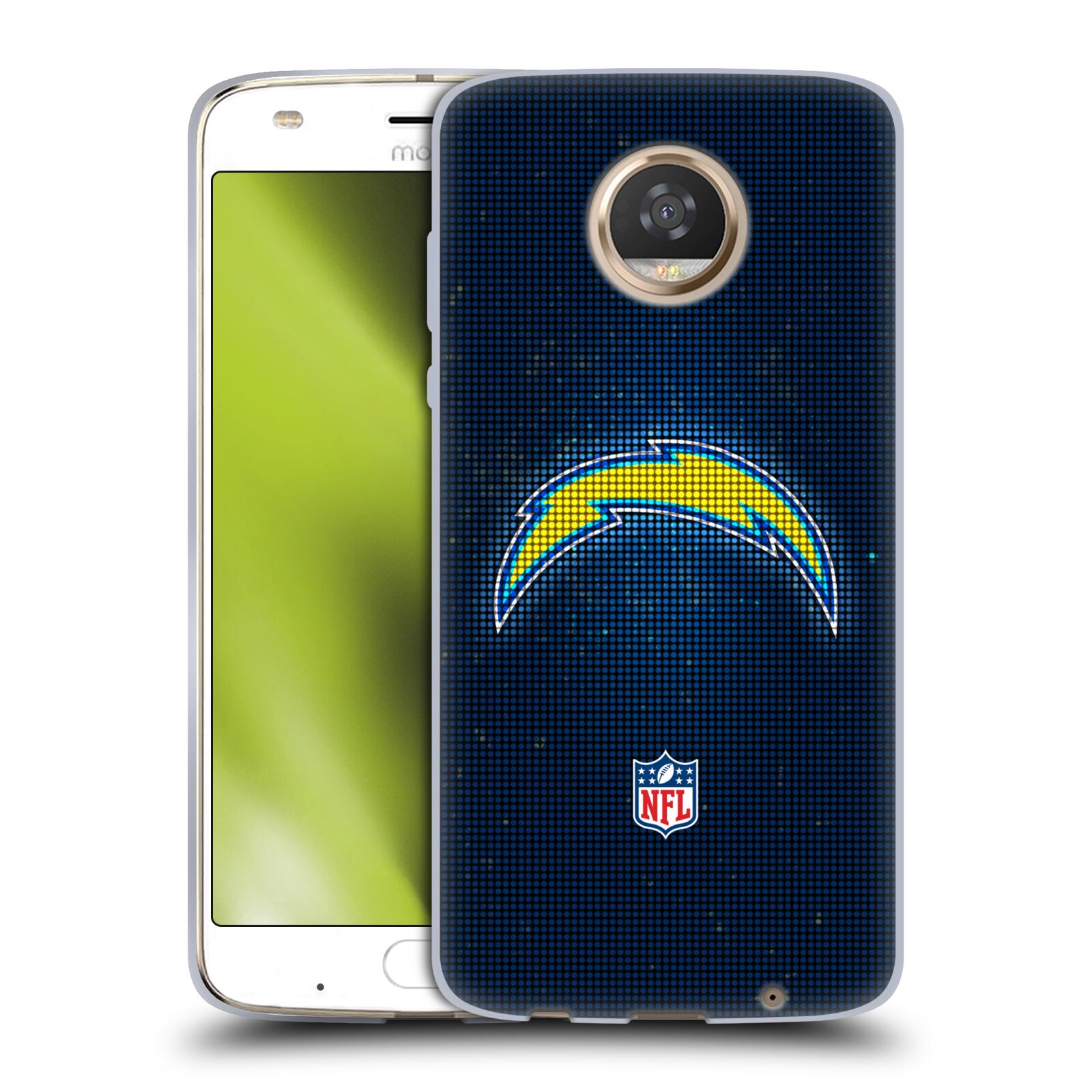 OFFICIAL NFL LOS ANGELES CHARGERS ARTWORK SOFT GEL CASE FOR MOTOROLA PHONES - Picture 8 of 11