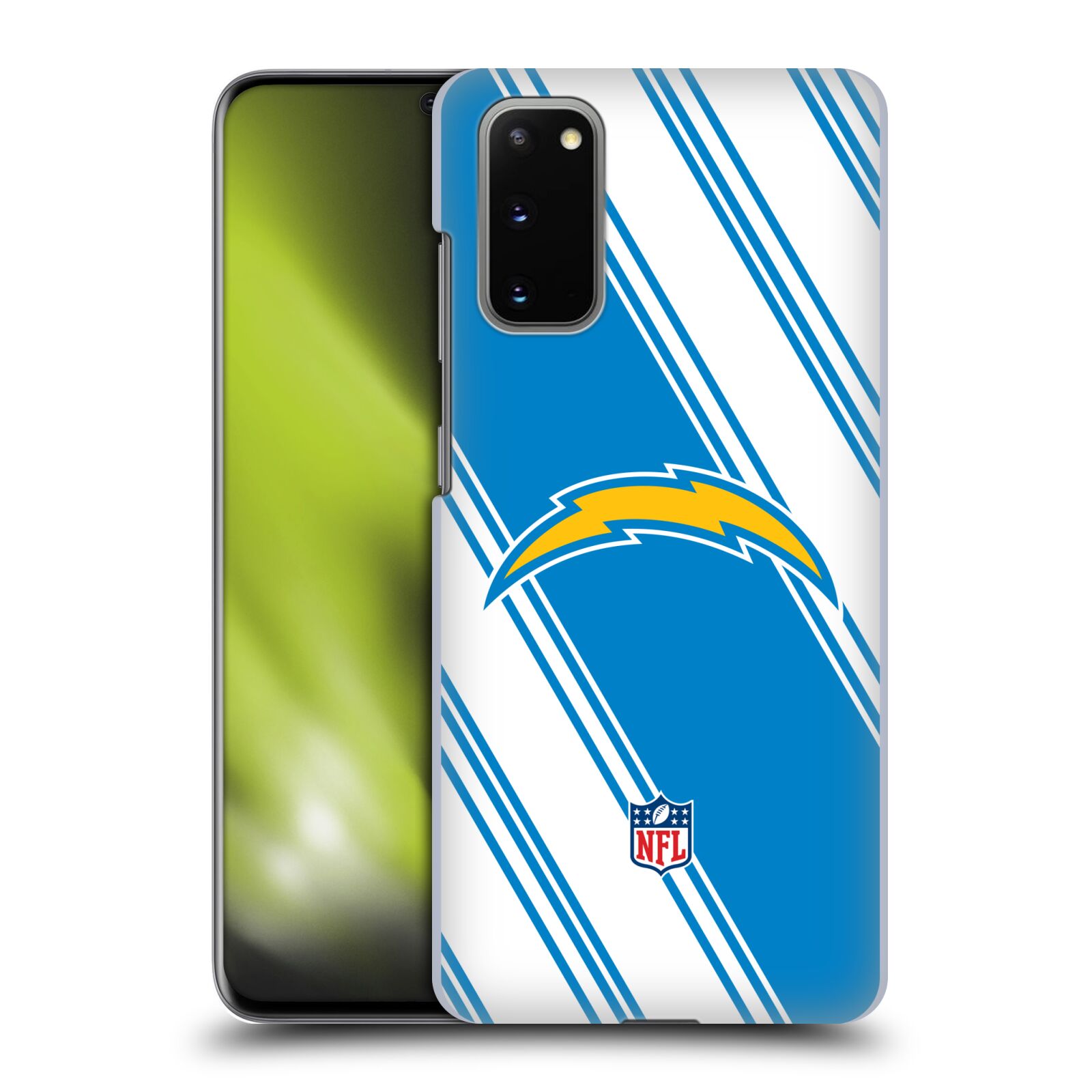 OFFICIAL NFL LOS ANGELES CHARGERS ARTWORK HARD BACK CASE FOR SAMSUNG PHONES 1