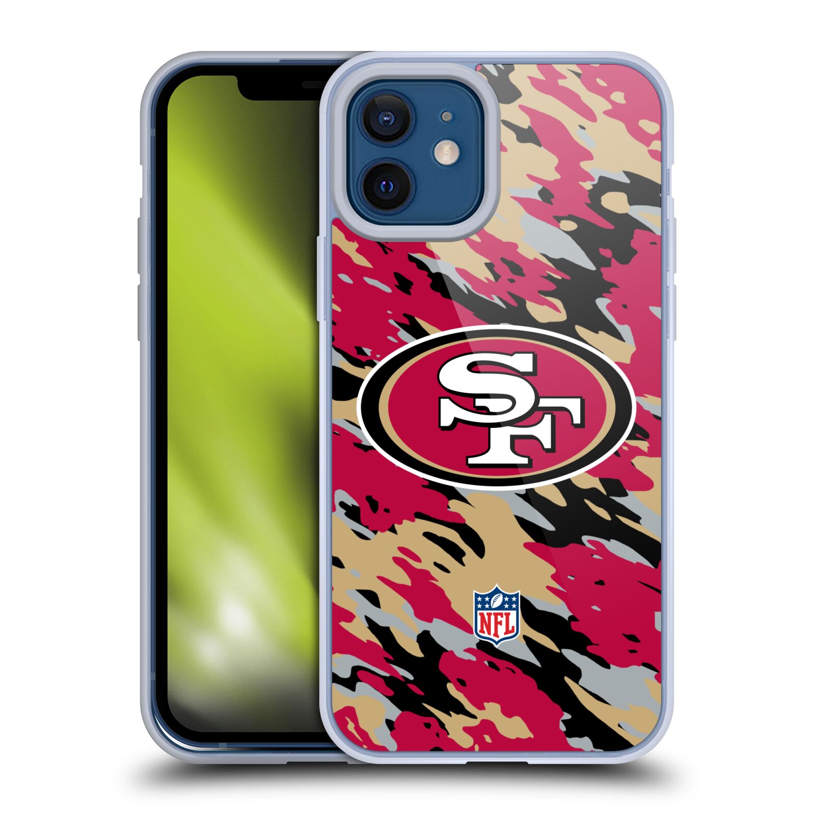 OFFICIAL NFL SAN FRANCISCO 49ERS LOGO SOFT GEL CASE FOR APPLE iPHONE