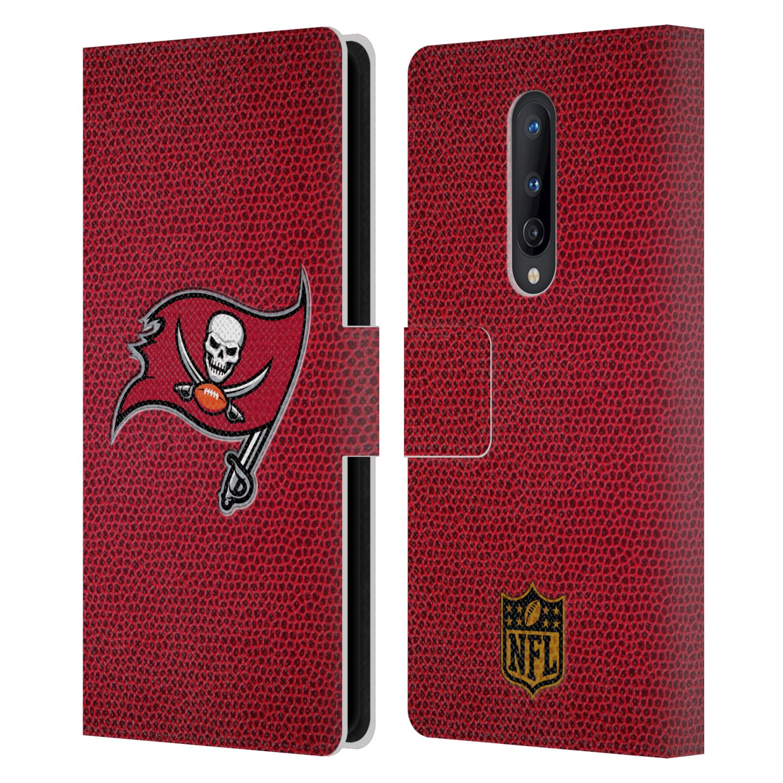 OFFICIAL NFL TAMPA BAY BUCCANEERS LOGO LEATHER BOOK CASE FOR ONEPLUS PHONES - Picture 10 of 13