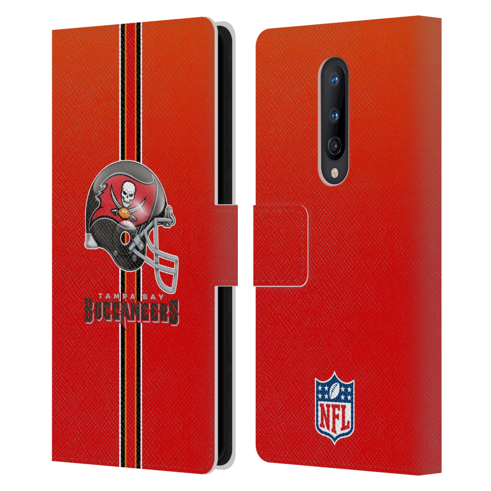 OFFICIAL NFL TAMPA BAY BUCCANEERS LOGO LEATHER BOOK CASE FOR ONEPLUS PHONES - Picture 11 of 13