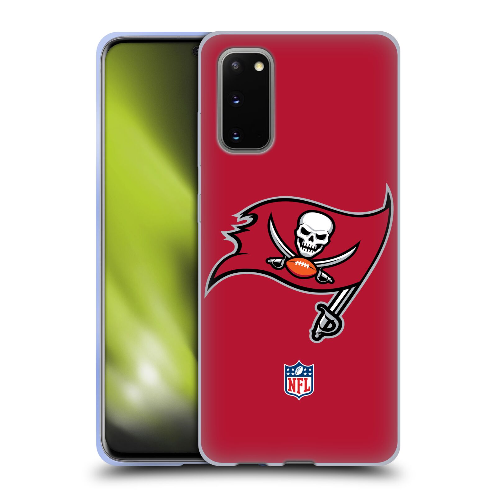 OFFICIAL NFL TAMPA BAY BUCCANEERS LOGO SOFT GEL CASE FOR SAMSUNG PHONES 1