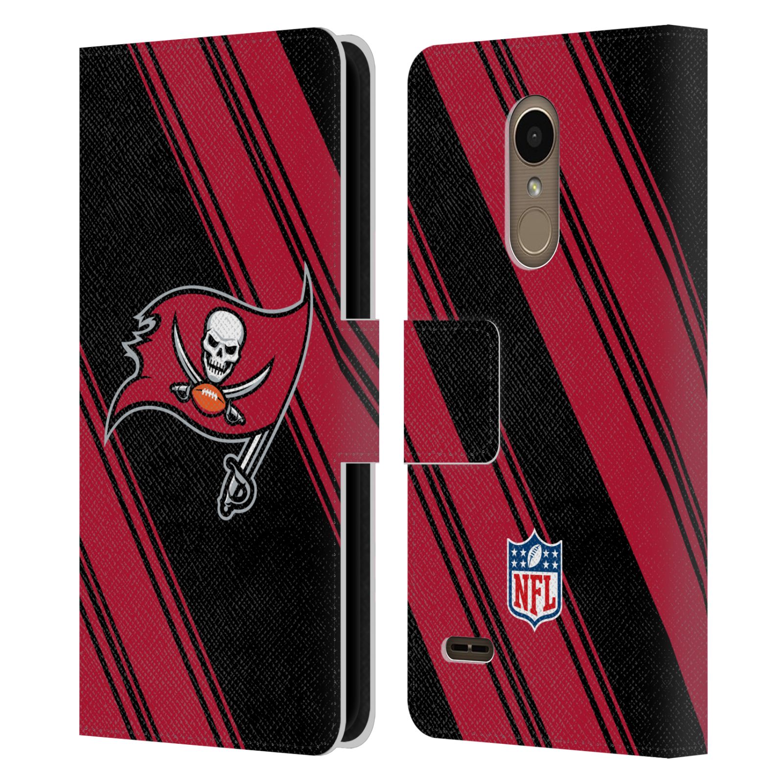 OFFICIAL NFL TAMPA BAY BUCCANEERS ARTWORK LEATHER BOOK CASE FOR LG PHONES 1 - Picture 7 of 7