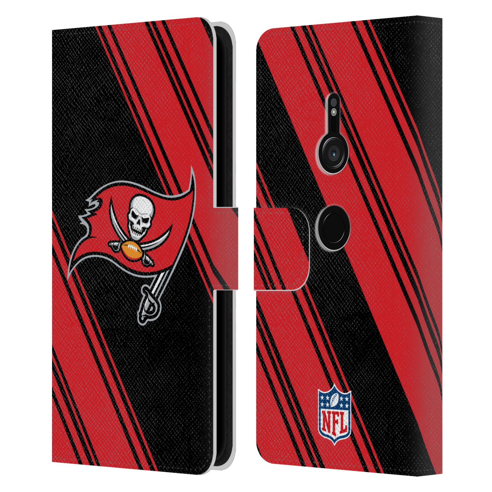 NFL TAMPA BAY BUCCANEERS ARTWORK LEATHER BOOK WALLET CASE FOR SONY PHONES 1 - Picture 10 of 10