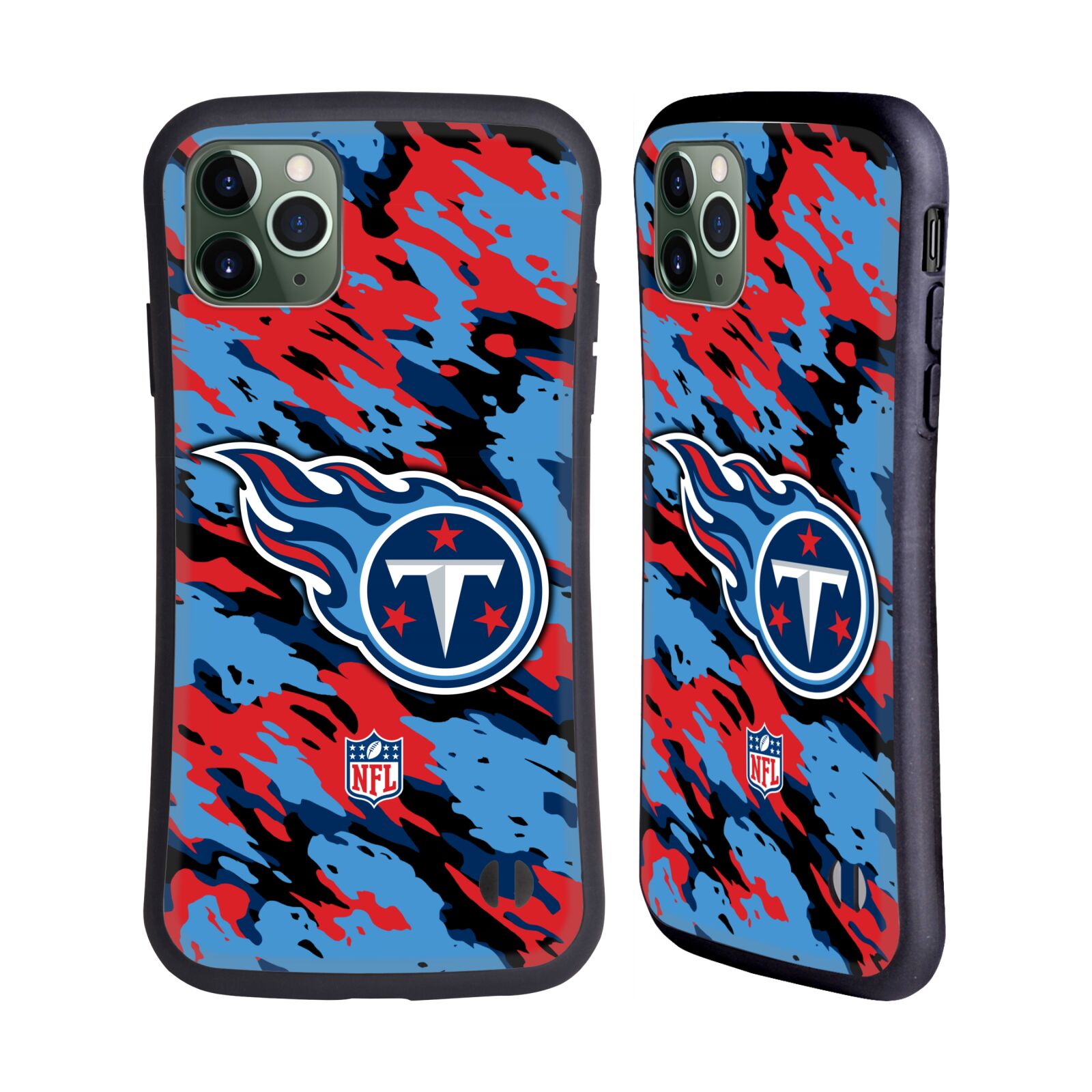 OFFICIAL NFL TENNESSEE TITANS LOGO HYBRID CASE FOR APPLE iPHONES PHONES - Picture 9 of 14
