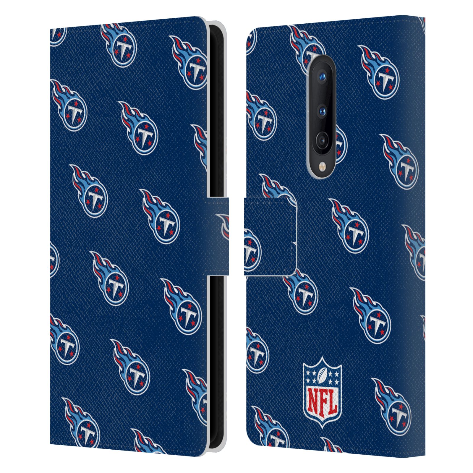 NFL TENNESSEE TITANS ARTWORK LEATHER BOOK WALLET CASE FOR BLACKBERRY ONEPLUS - Picture 9 of 10