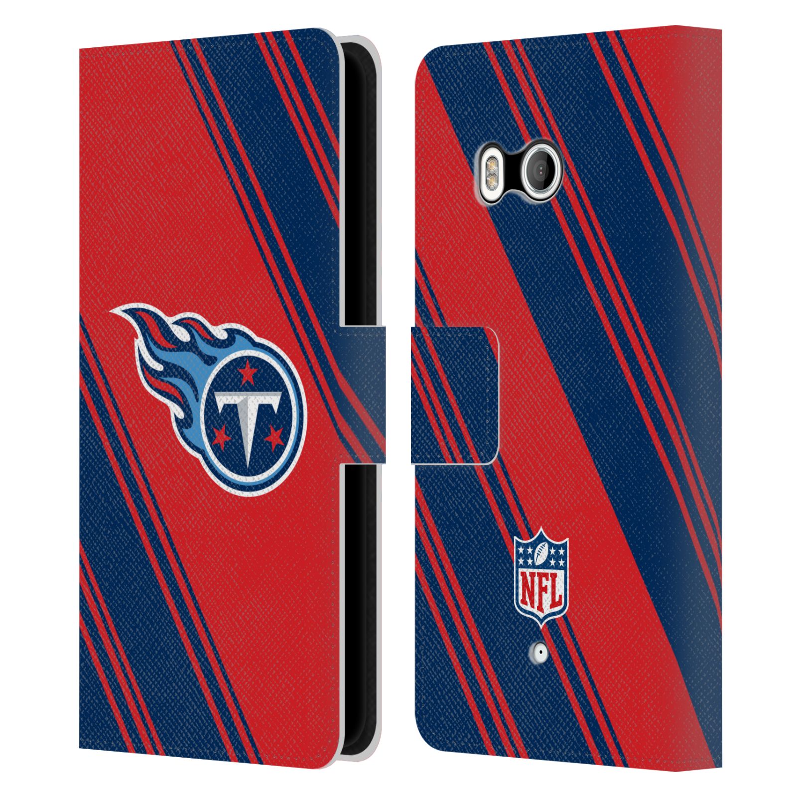 OFFICIAL NFL TENNESSEE TITANS ARTWORK LEATHER BOOK WALLET CASE FOR HTC PHONES 1 - Picture 7 of 7