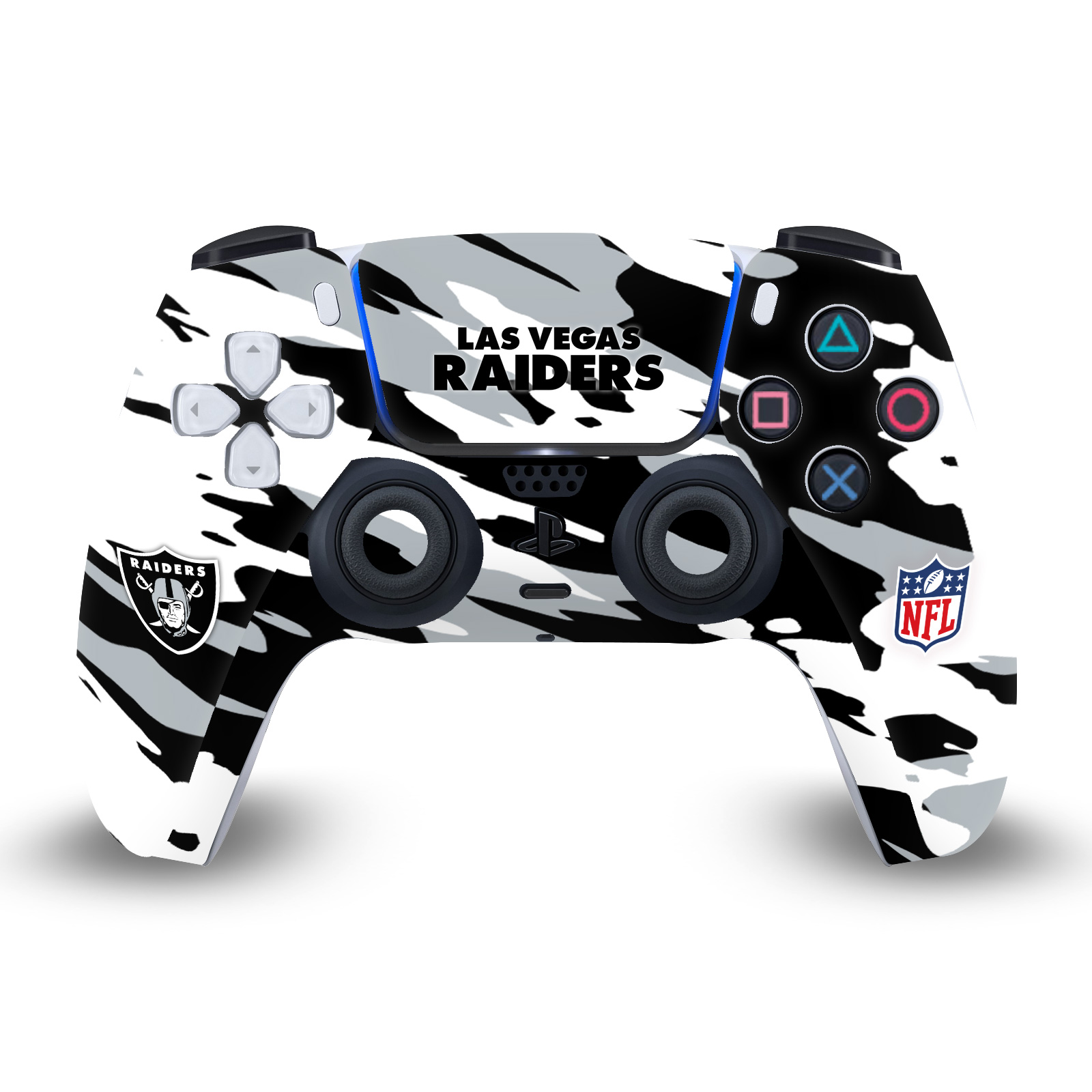 OFFICIAL NFL LAS VEGAS RAIDERS VINYL SKIN FOR PS5 SONY DUALSENSE CONTROLLER