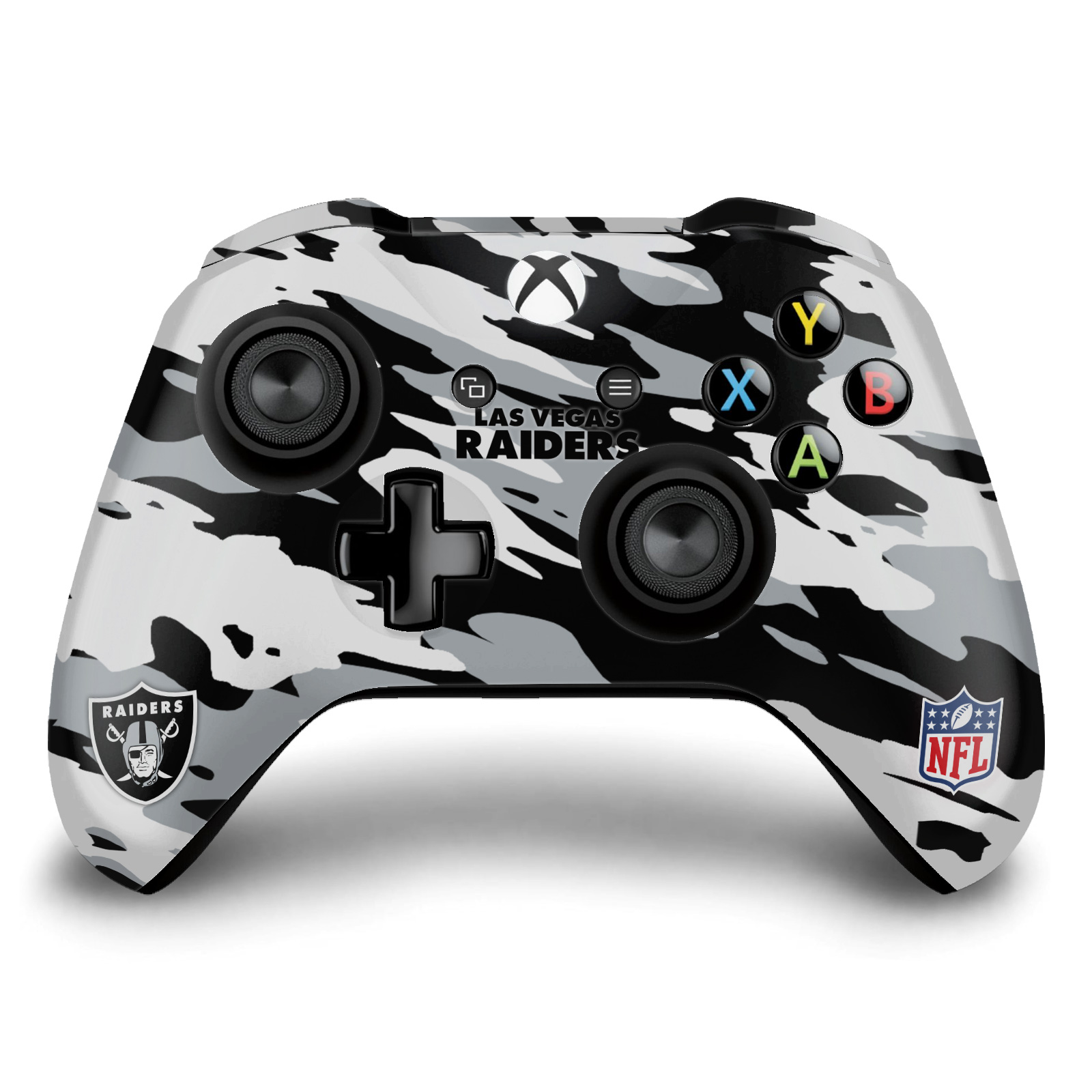 OFFICIAL NFL LAS VEGAS RAIDERS VINYL SKIN DECAL FOR XBOX ONE S / X CONTROLLER