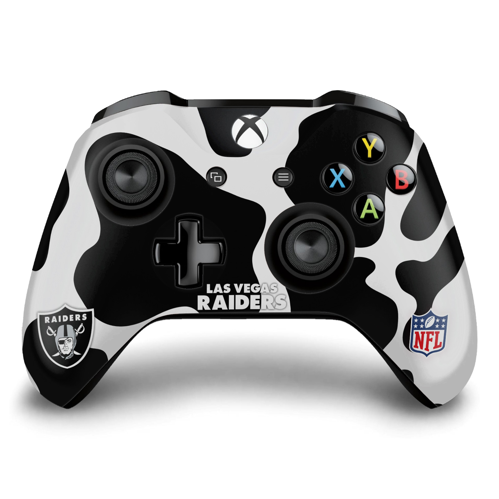 OFFICIAL NFL LAS VEGAS RAIDERS VINYL SKIN DECAL FOR XBOX ONE S / X CONTROLLER