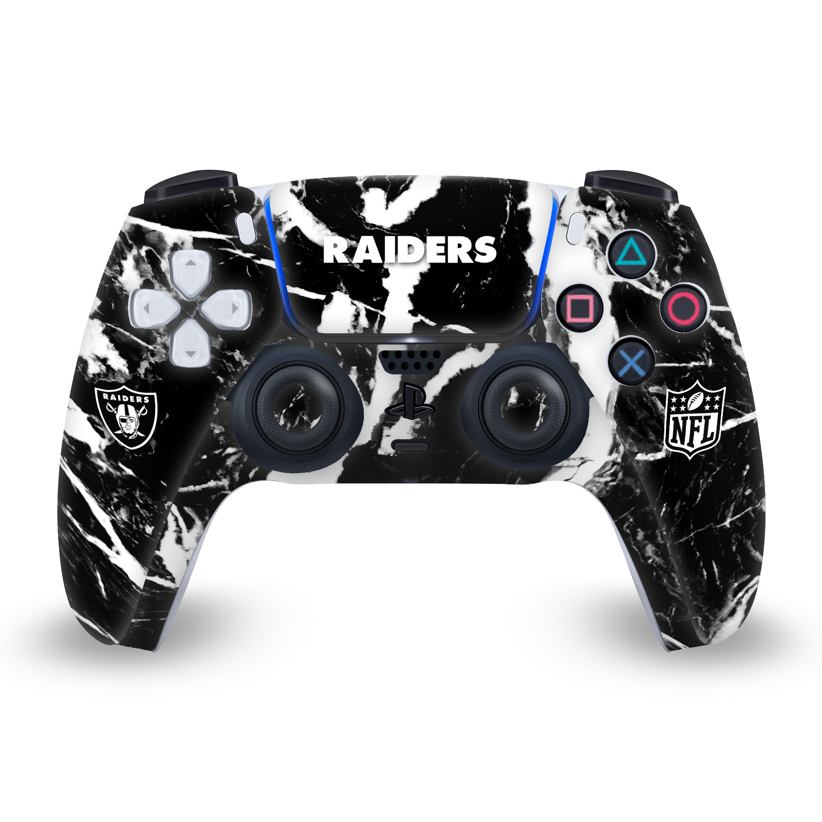 OFFICIAL NFL LAS VEGAS RAIDERS VINYL SKIN FOR PS5 SONY DUALSENSE CONTROLLER