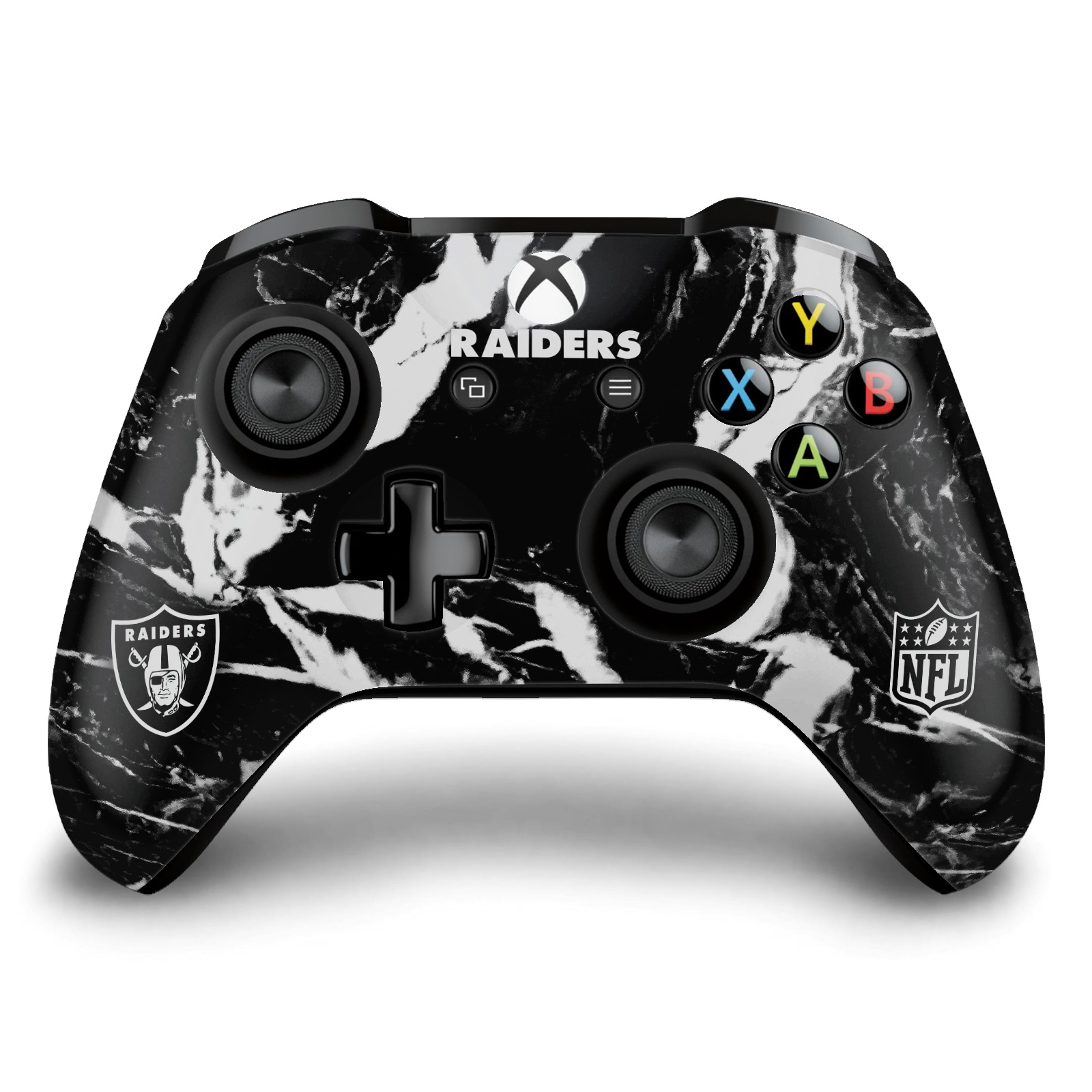 OFFICIAL NFL LAS VEGAS RAIDERS VINYL SKIN DECAL FOR XBOX ONE S / X CONTROLLER