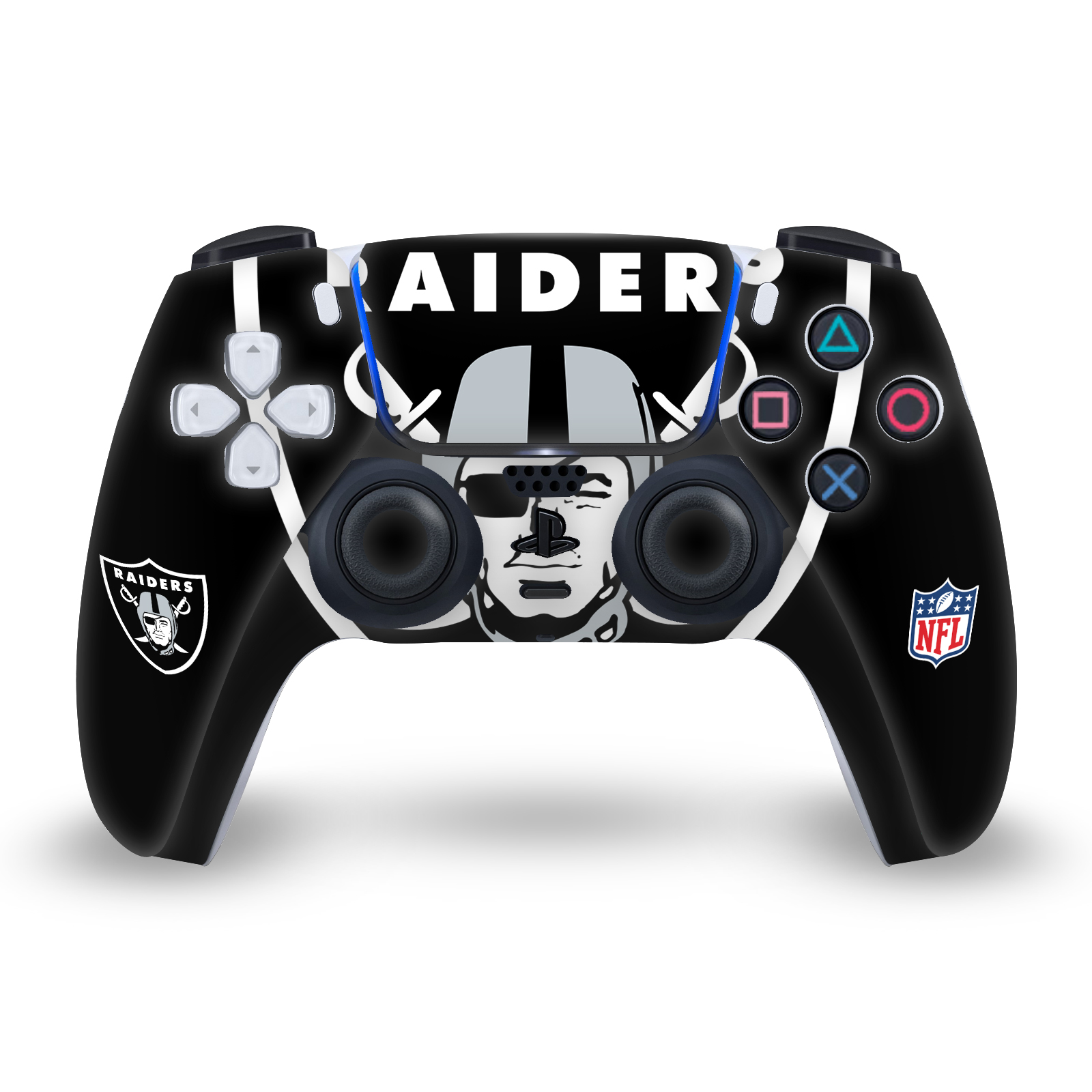 OFFICIAL NFL LAS VEGAS RAIDERS VINYL SKIN FOR PS5 SONY DUALSENSE CONTROLLER