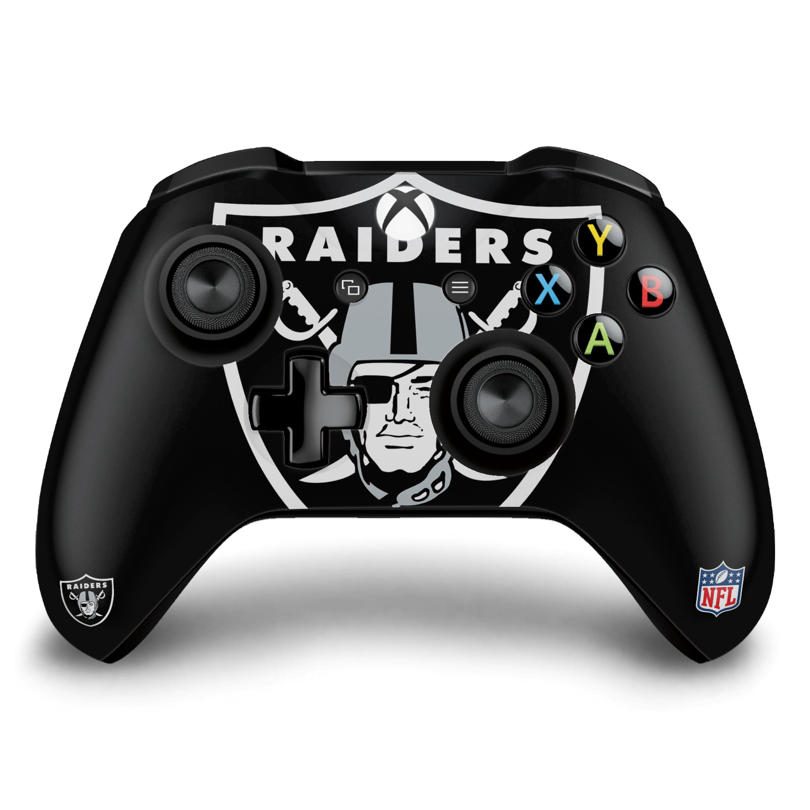 OFFICIAL NFL LAS VEGAS RAIDERS VINYL SKIN DECAL FOR XBOX ONE S / X CONTROLLER