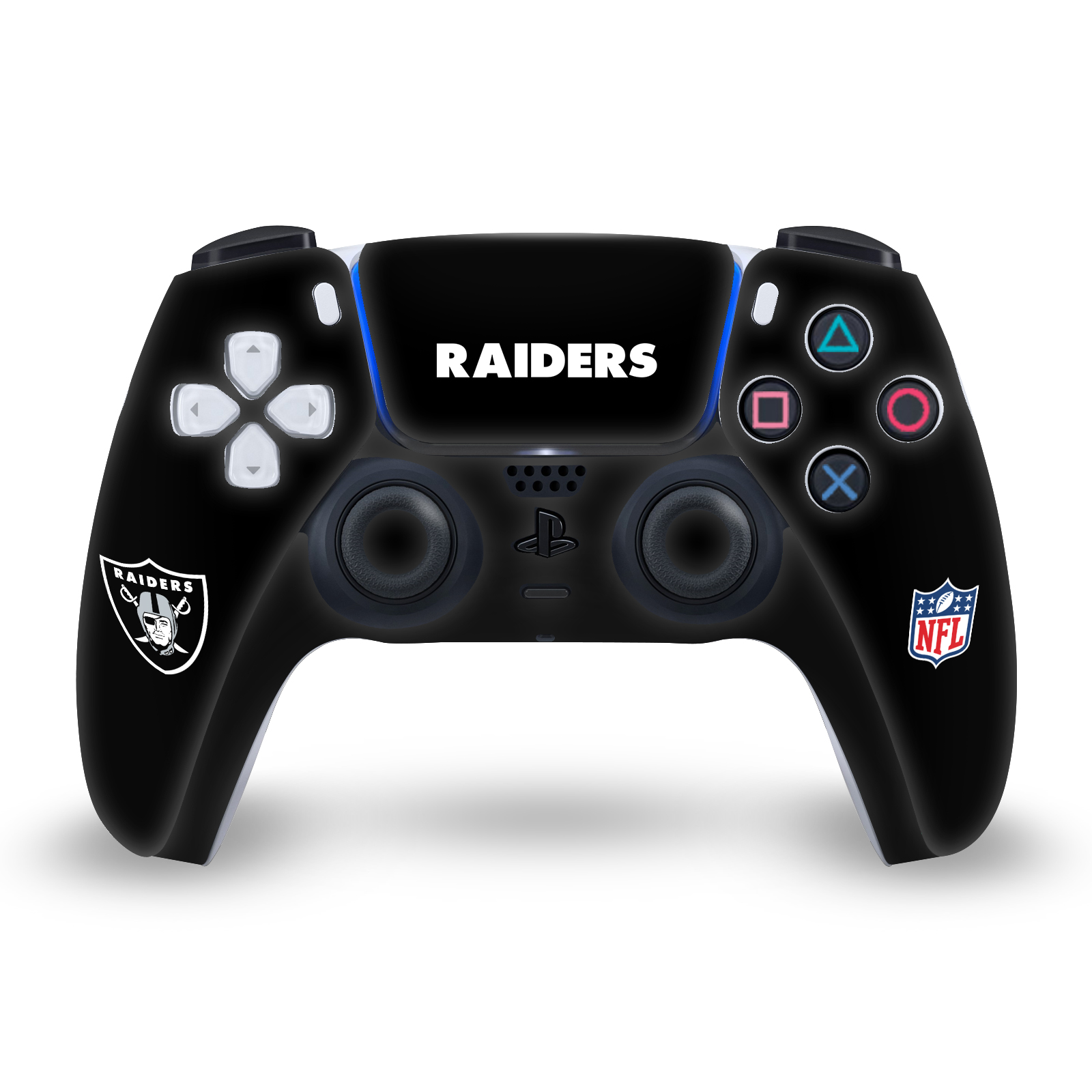 OFFICIAL NFL LAS VEGAS RAIDERS VINYL SKIN FOR PS5 SONY DUALSENSE CONTROLLER