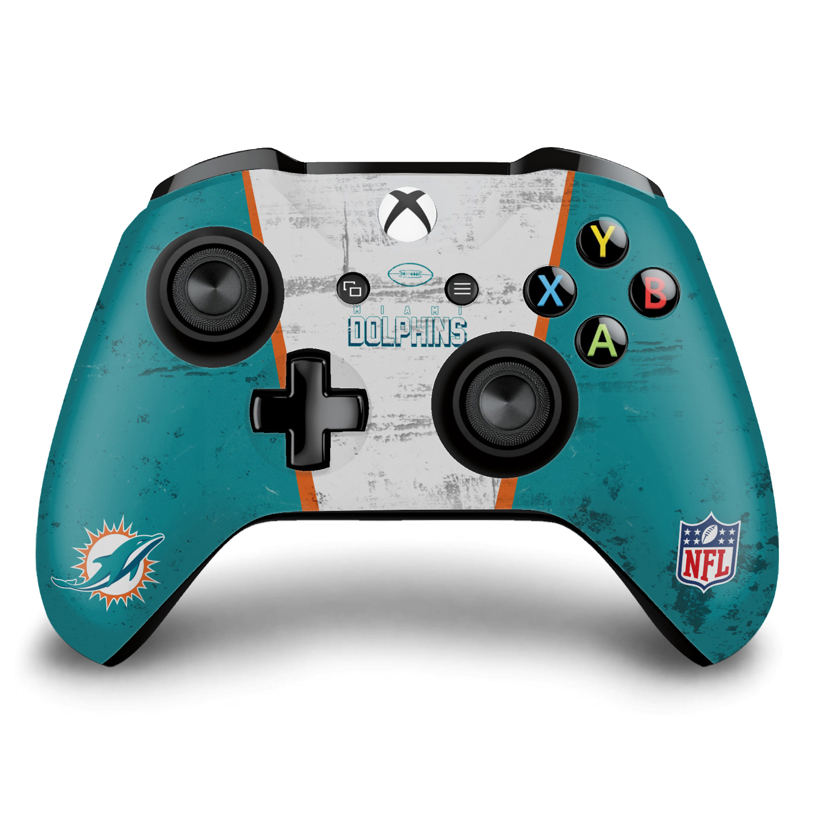 OFFICIAL NFL MIAMI DOLPHINS VINYL SKIN DECAL FOR XBOX ONE S / X CONTROLLER