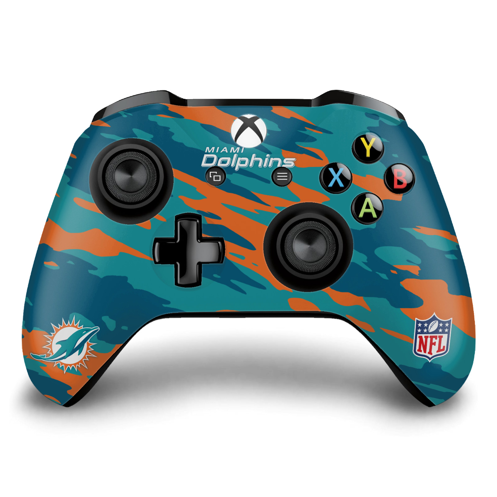 OFFICIAL NFL MIAMI DOLPHINS VINYL SKIN DECAL FOR XBOX ONE S / X CONTROLLER