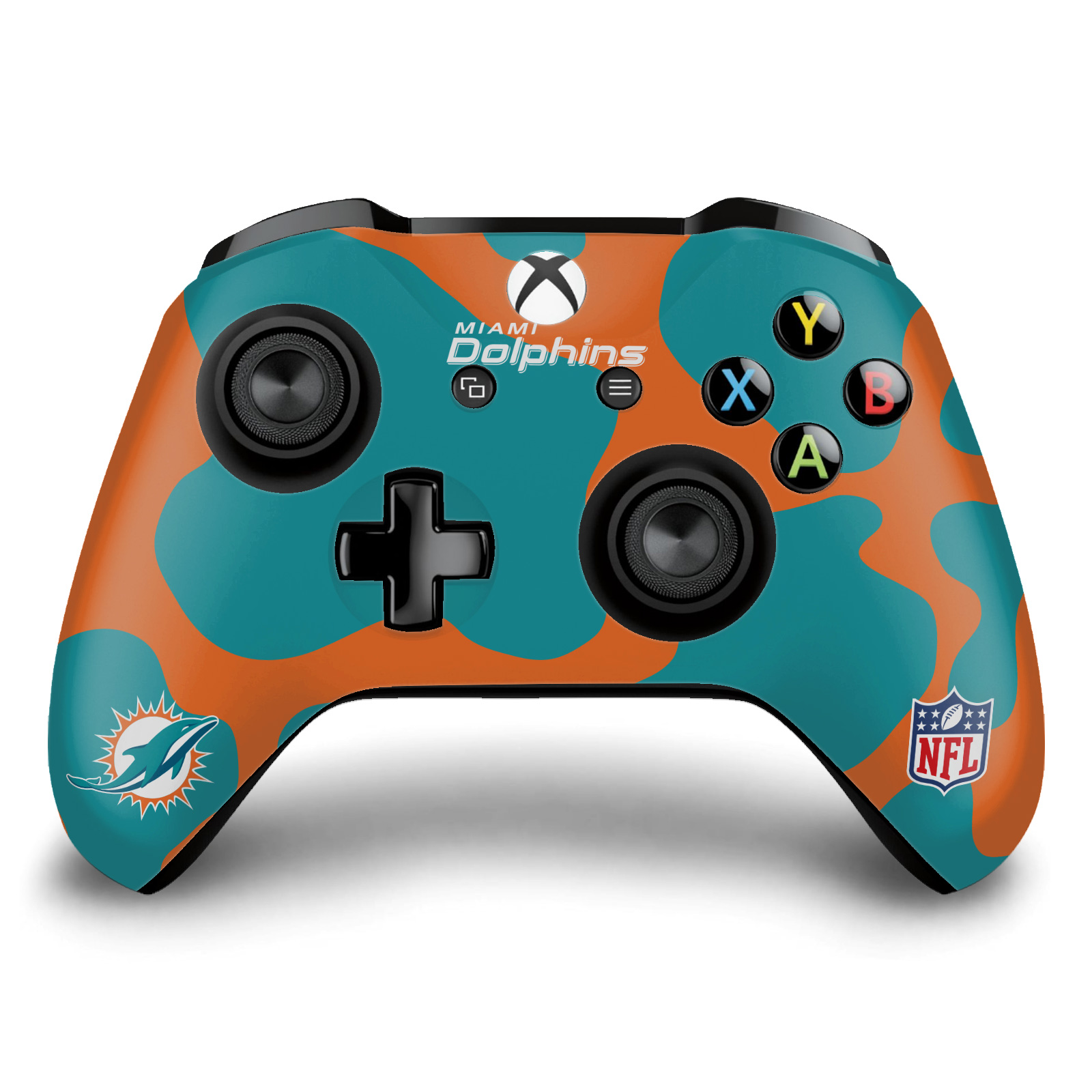 OFFICIAL NFL MIAMI DOLPHINS VINYL SKIN DECAL FOR XBOX ONE S / X CONTROLLER