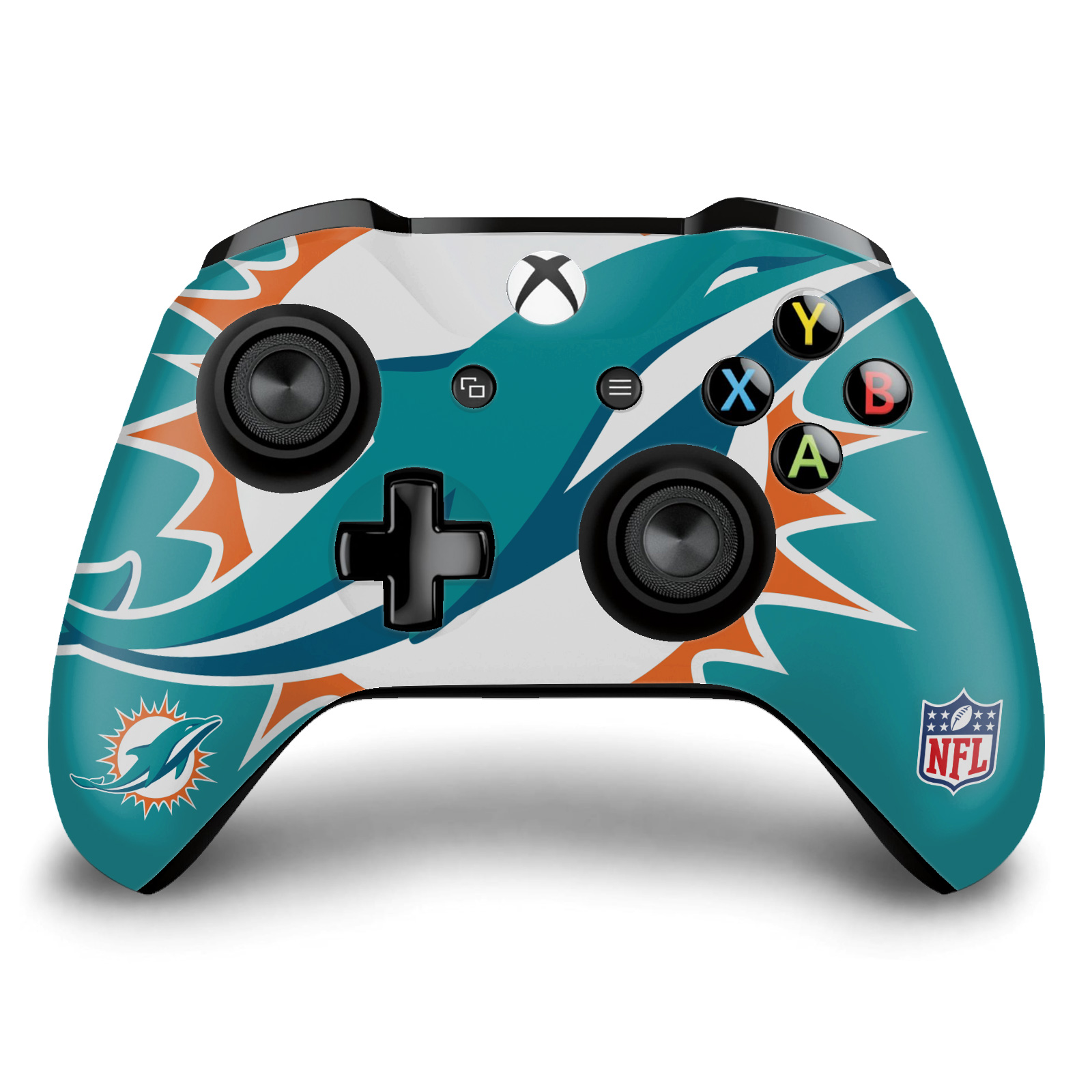 OFFICIAL NFL MIAMI DOLPHINS VINYL SKIN DECAL FOR XBOX ONE S / X CONTROLLER