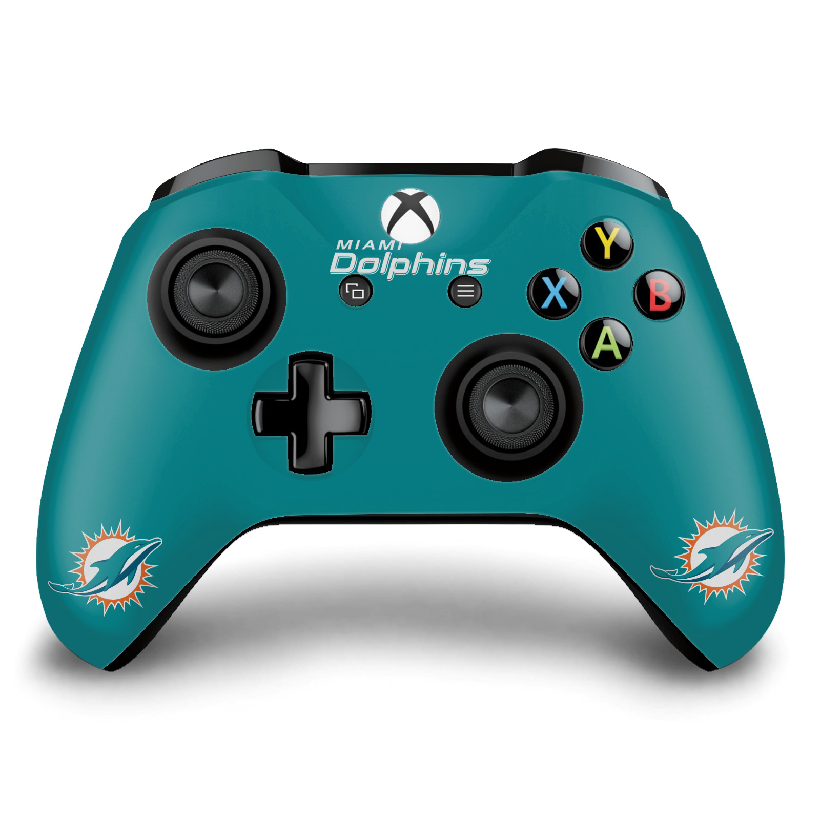 OFFICIAL NFL MIAMI DOLPHINS VINYL SKIN DECAL FOR XBOX ONE S / X CONTROLLER