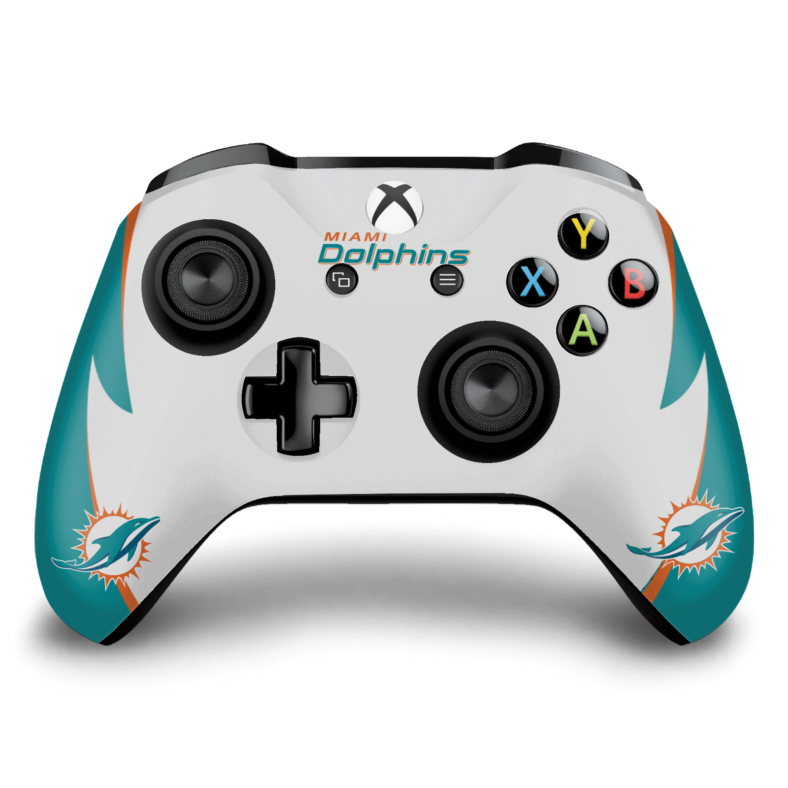 OFFICIAL NFL MIAMI DOLPHINS VINYL SKIN DECAL FOR XBOX ONE S / X CONTROLLER