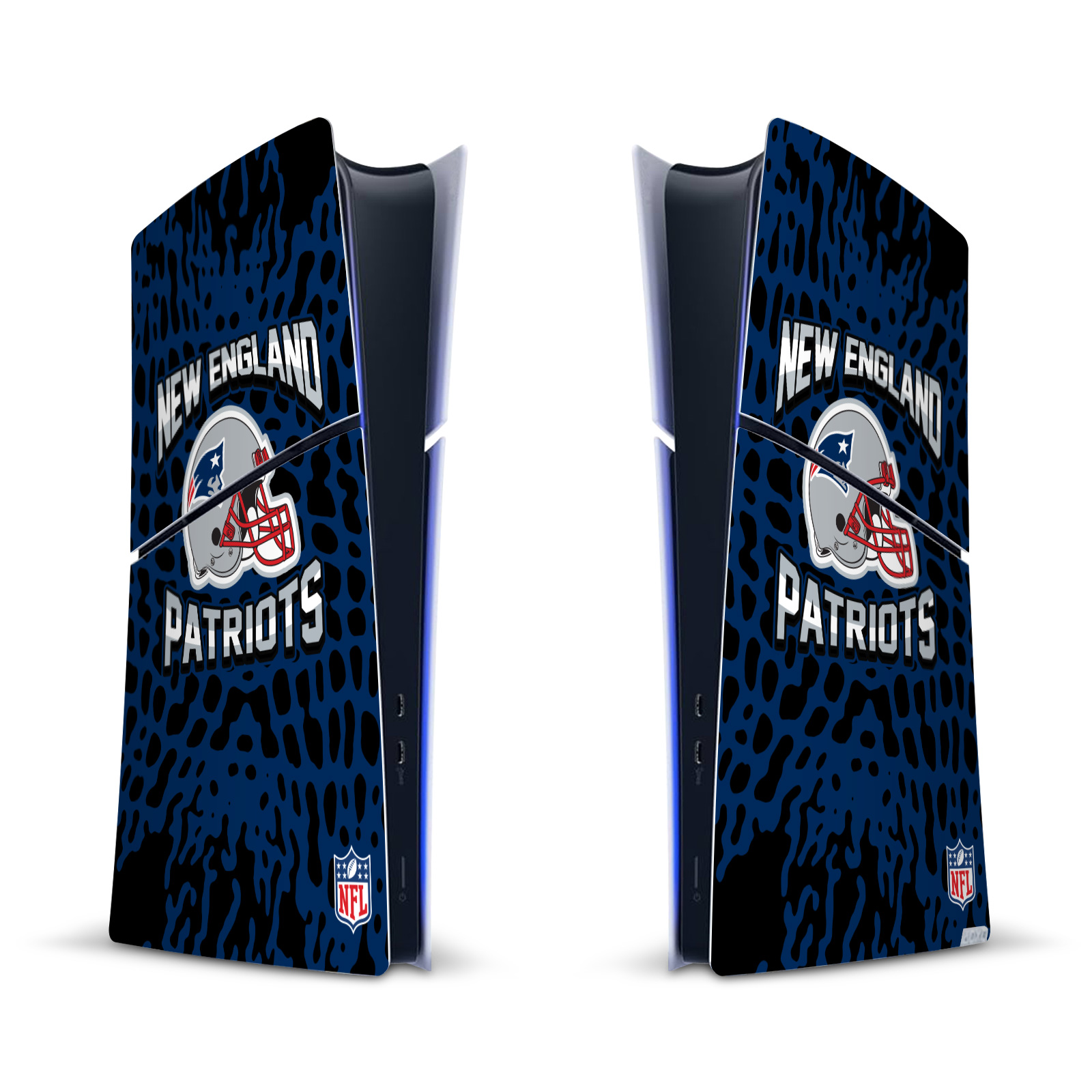 NFL NEW ENGLAND PATRIOTS VINYL SKIN DECAL FOR PS5 SLIM DIGITAL EDITION CONSOLE