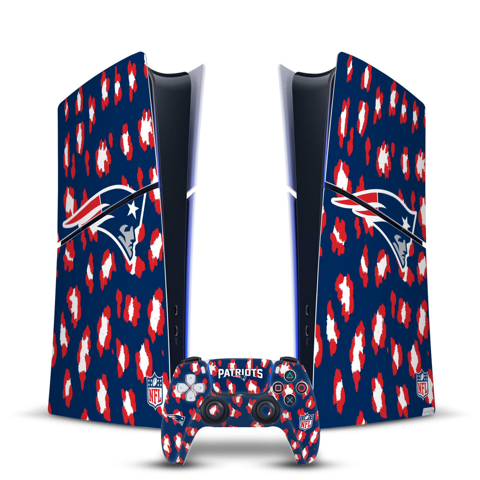 NFL NEW ENGLAND PATRIOTS VINYL SKIN FOR PS5 SLIM DIGITAL CONSOLE & CONTROLLER