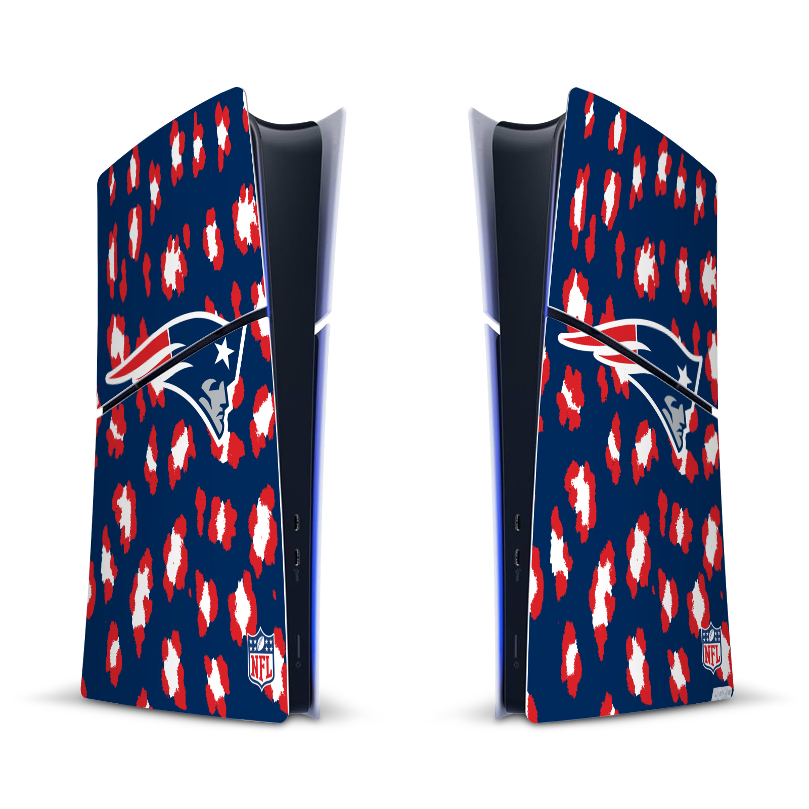 NFL NEW ENGLAND PATRIOTS VINYL SKIN DECAL FOR PS5 SLIM DIGITAL EDITION CONSOLE